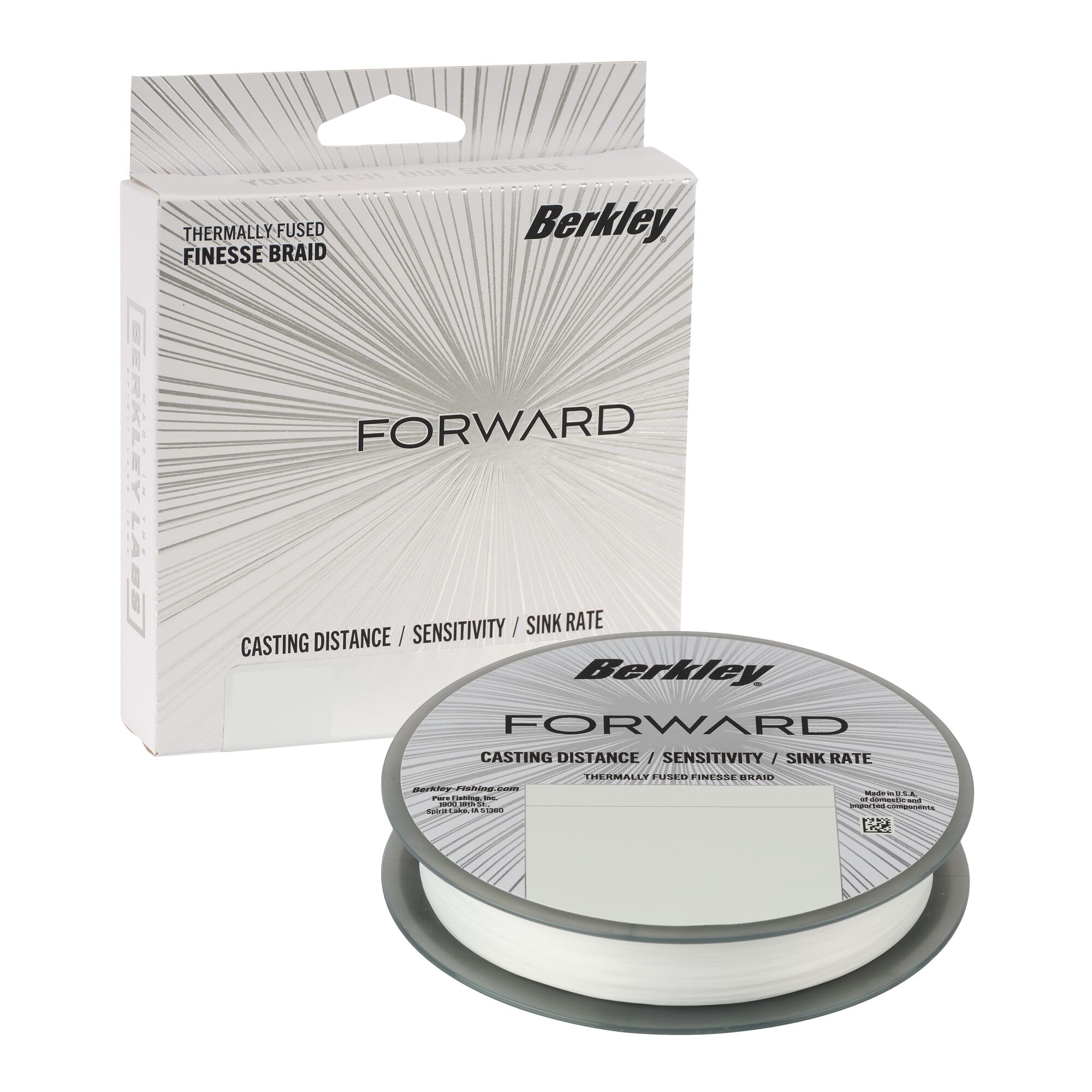 berkley fishing braided line Berkley Forward Finesse Braid - Flame Green