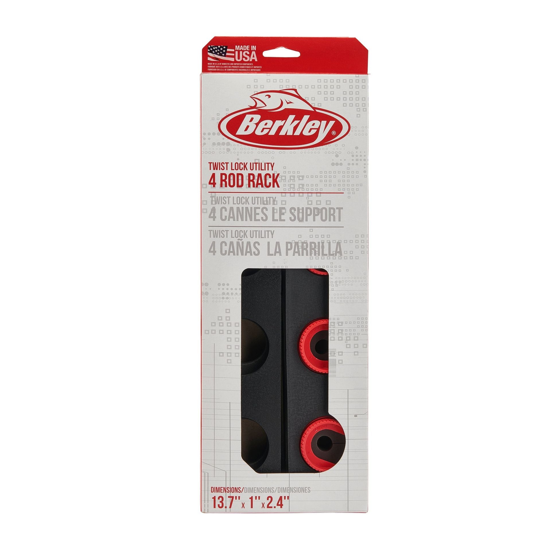 Twist Lock Utility 4 Rod Rack