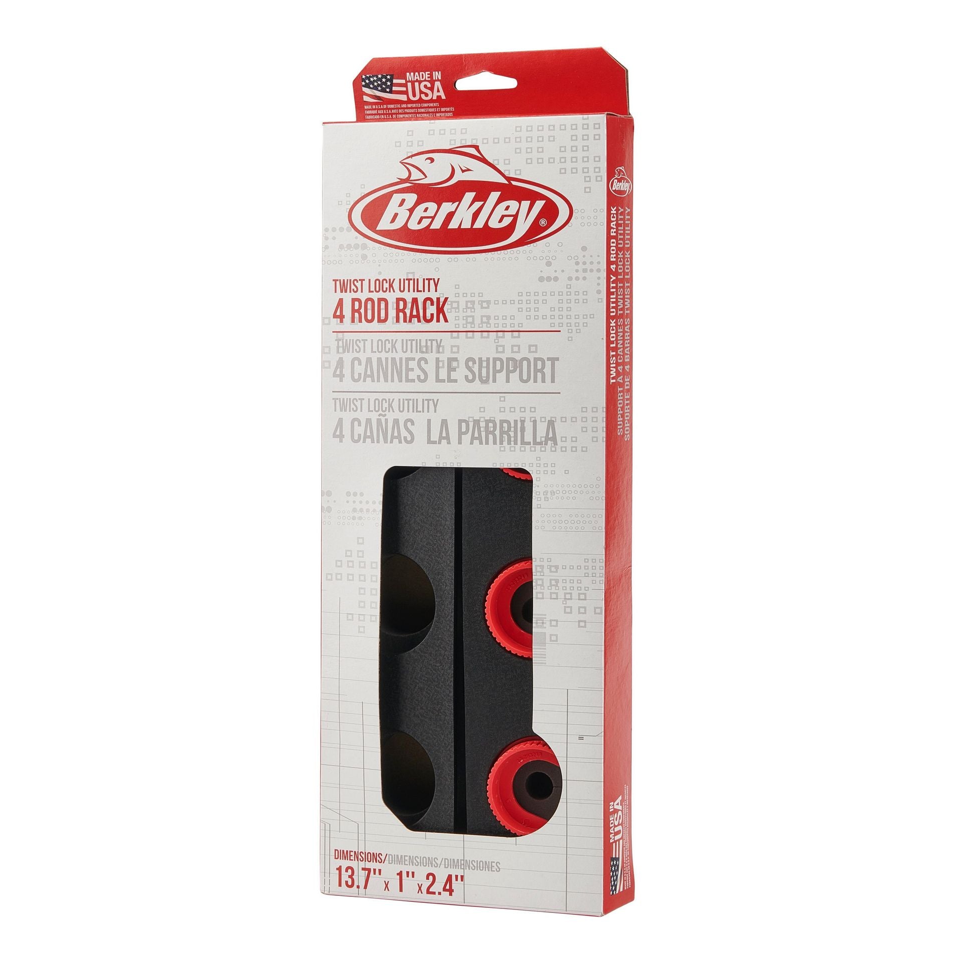 Twist Lock Utility 4 Rod Rack