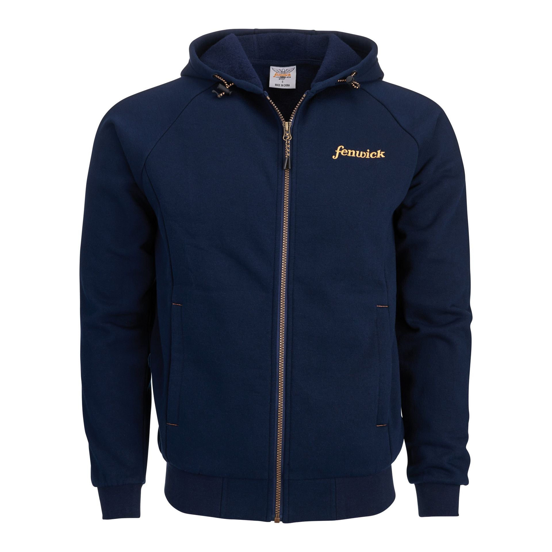 Zip Front Hooded Sweatshirt