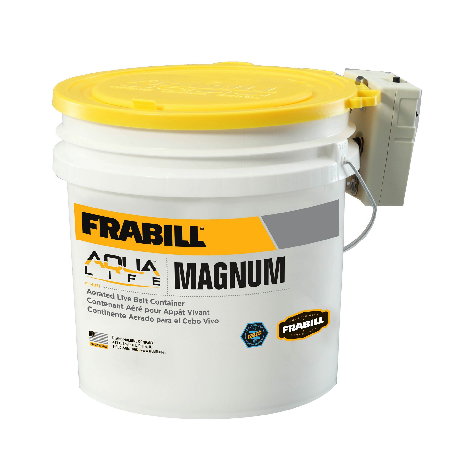 Magnum Bait Bucket with Aerator