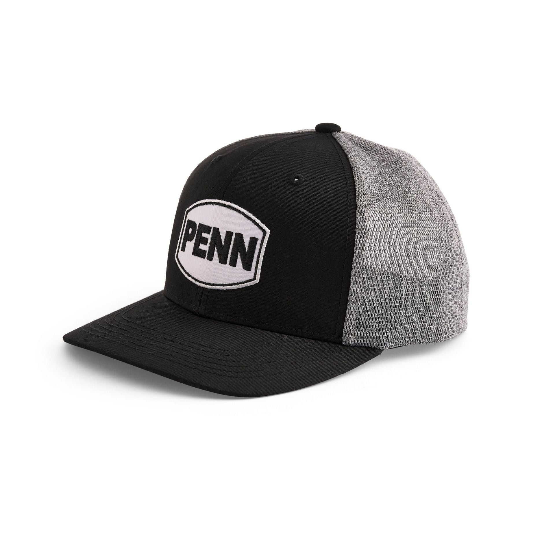 Black Heather Grey Trucker Hat