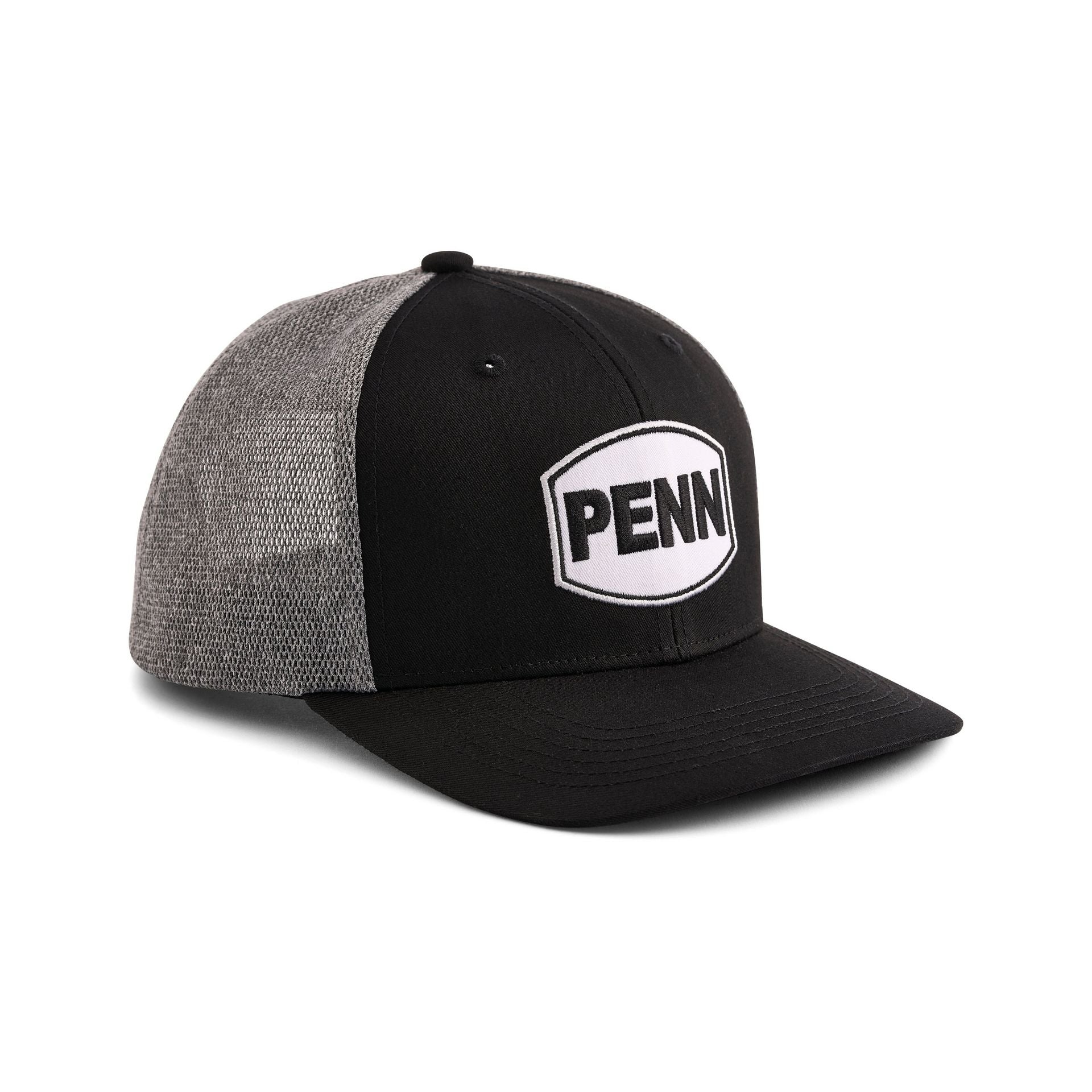 Black Heather Grey Trucker Hat
