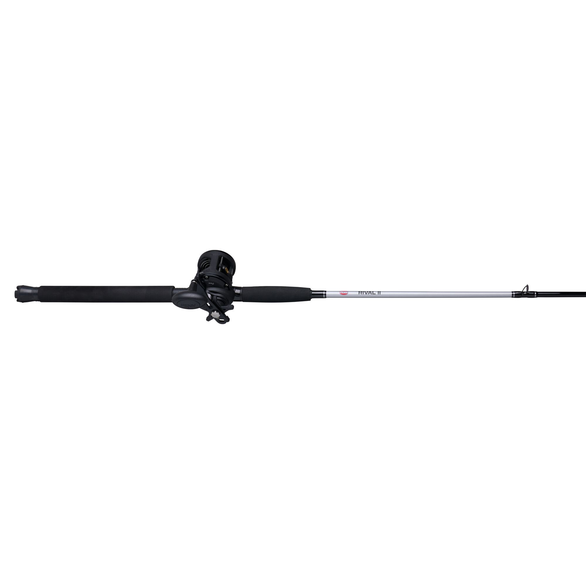 competitor fishing rod and reel Penn Rival II Level Wind Combo 15 Medium Heavy 5' creating a complete fishing setup perfect for anglers of all levels Penn Rival II Level Wind