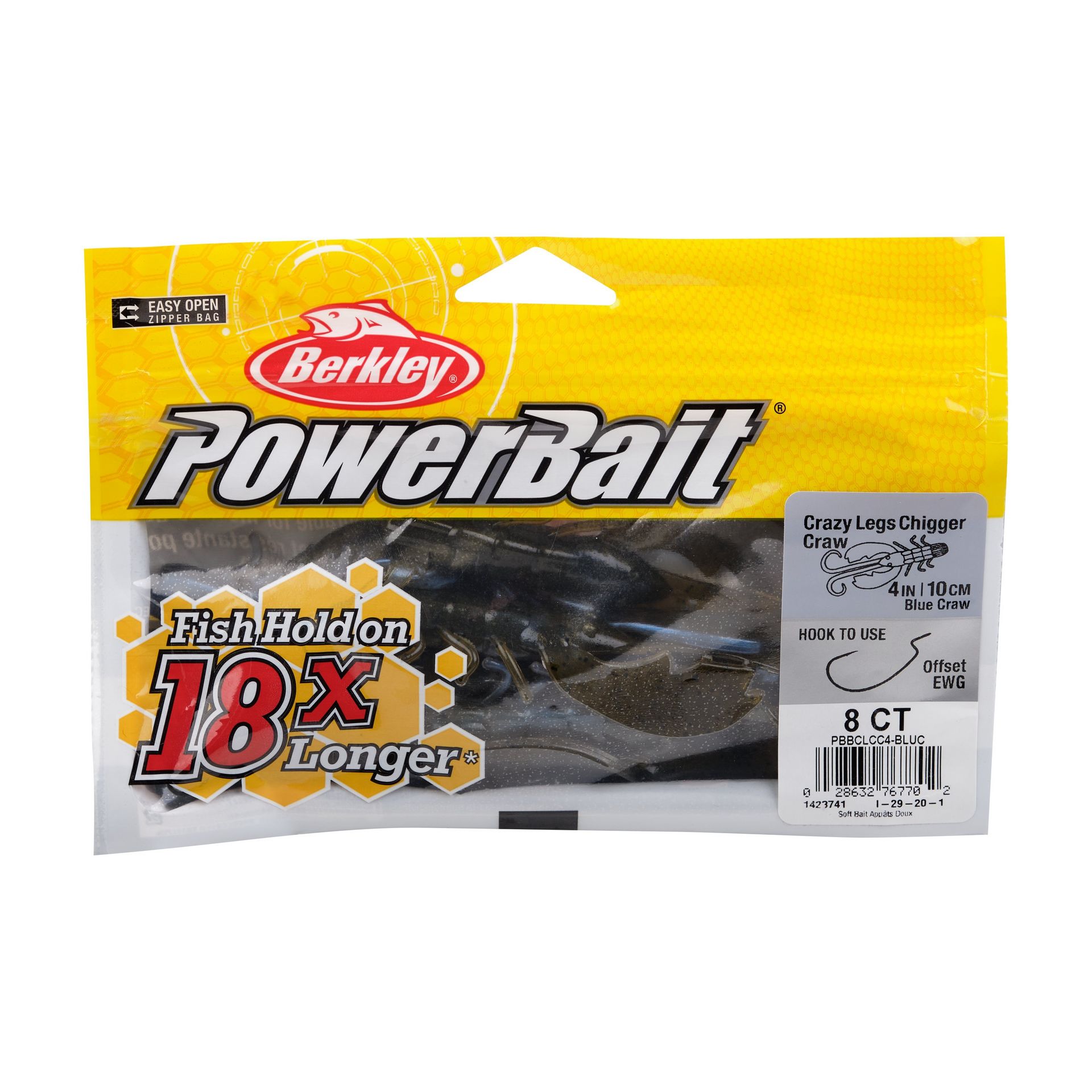 PowerBait® Crazy Legs Chigger Craw