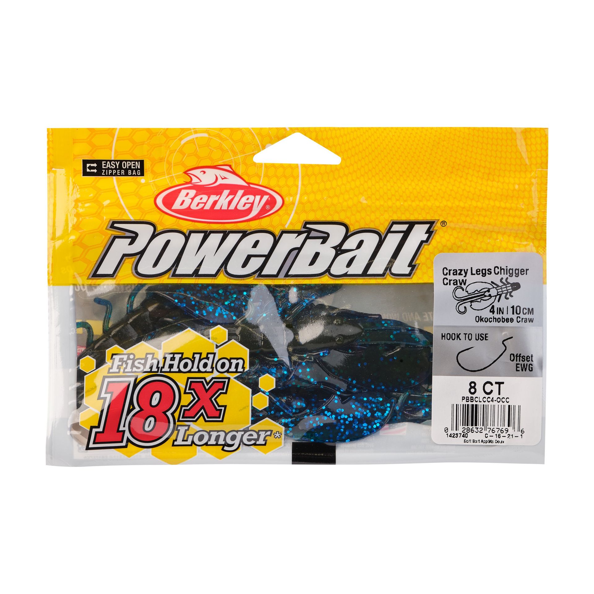 PowerBait® Crazy Legs Chigger Craw