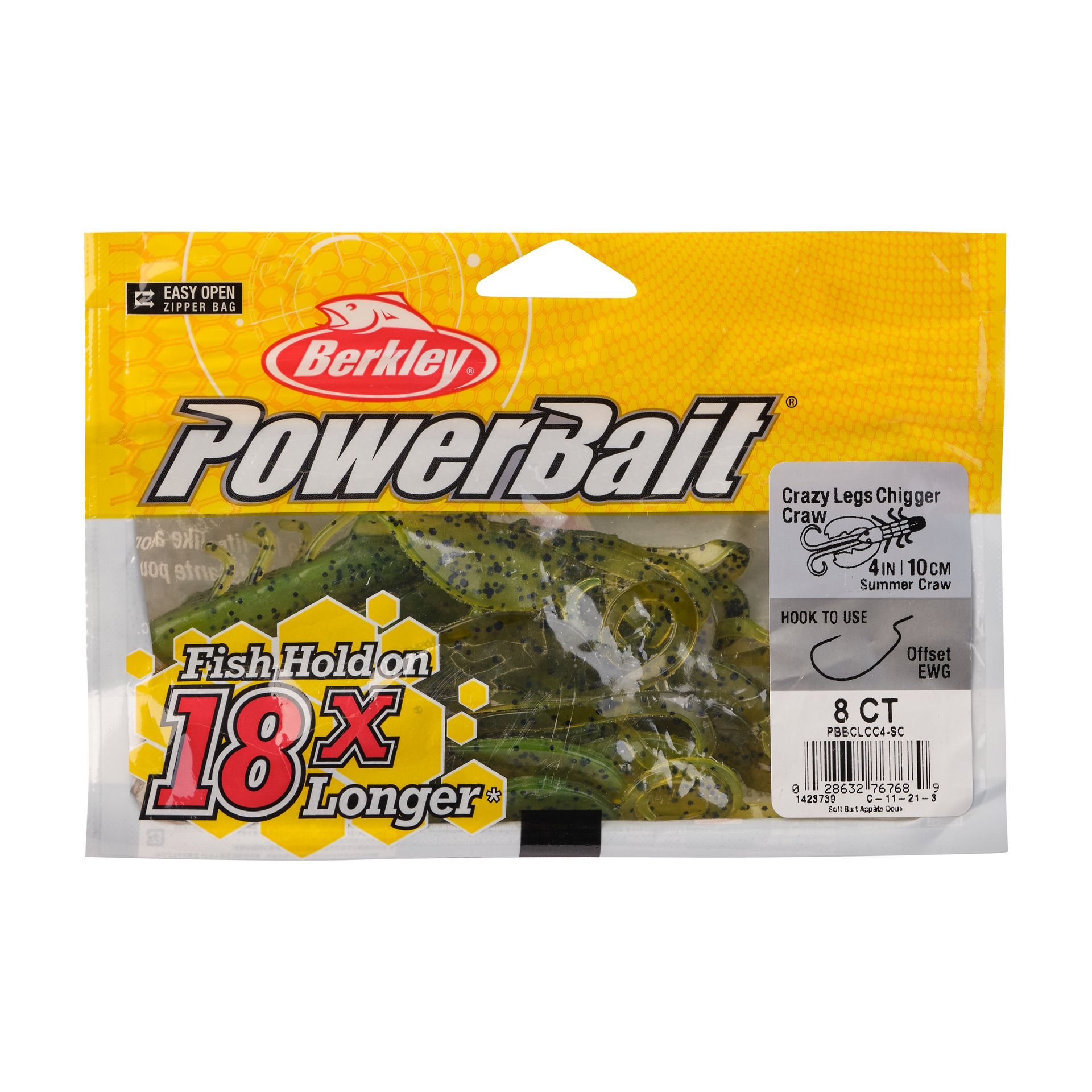 PowerBait® Crazy Legs Chigger Craw