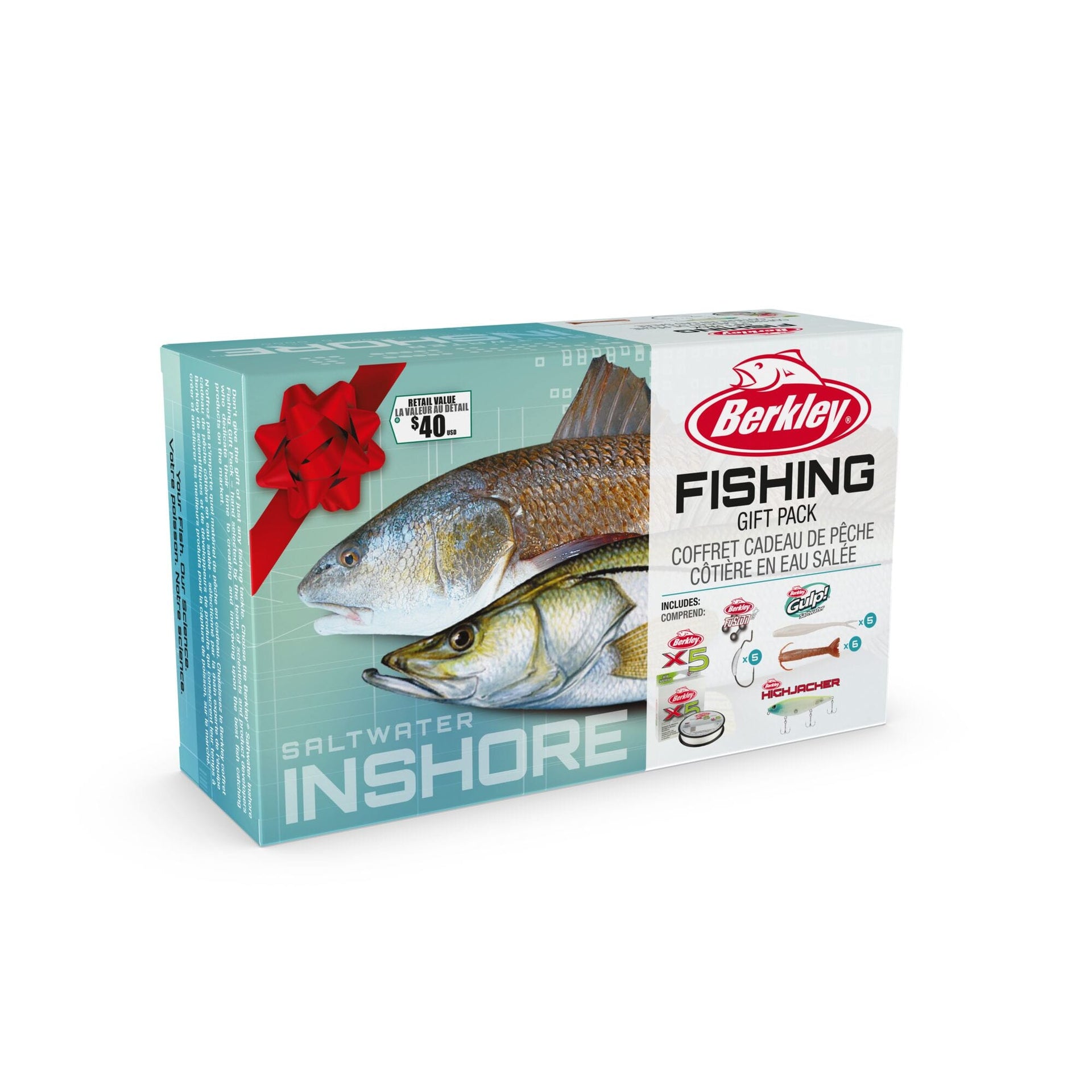 an ocean fishing kit & pole Saltwater Inshore Fishing Gift Kit