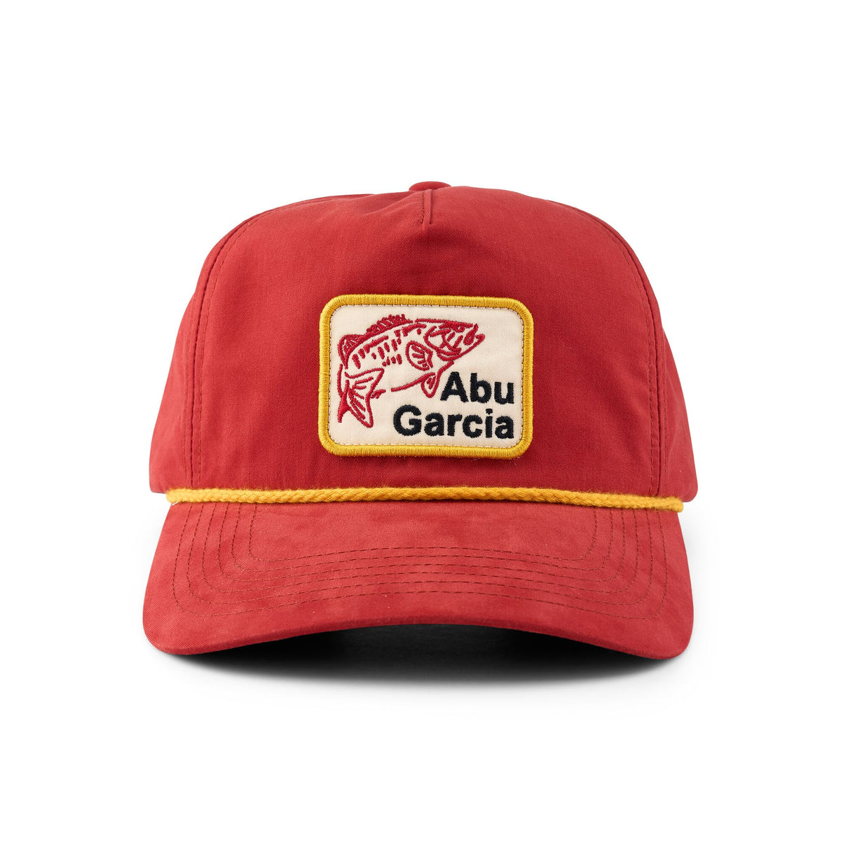 Abu Garcia Bass Patch Flat Brim Rope Hat