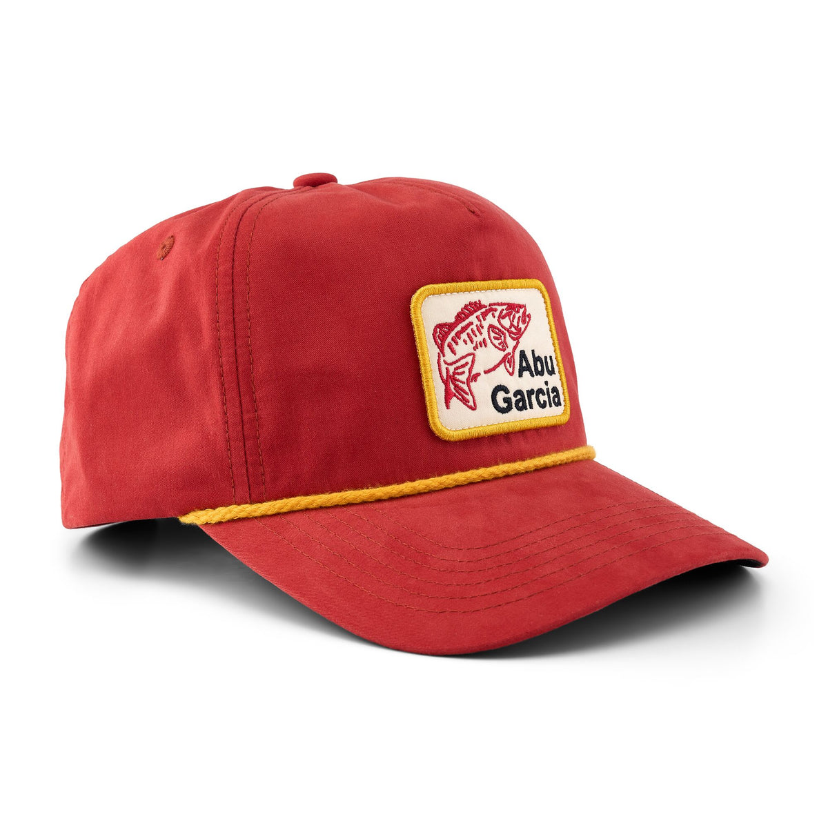 Abu Garcia Bass Patch Flat Brim Rope Hat