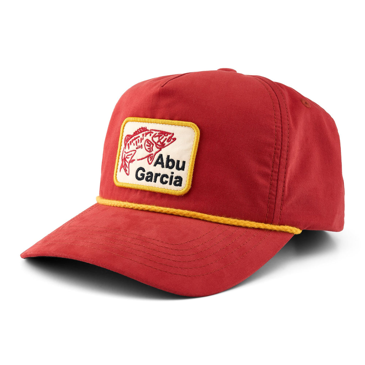 Abu Garcia Bass Patch Flat Brim Rope Hat