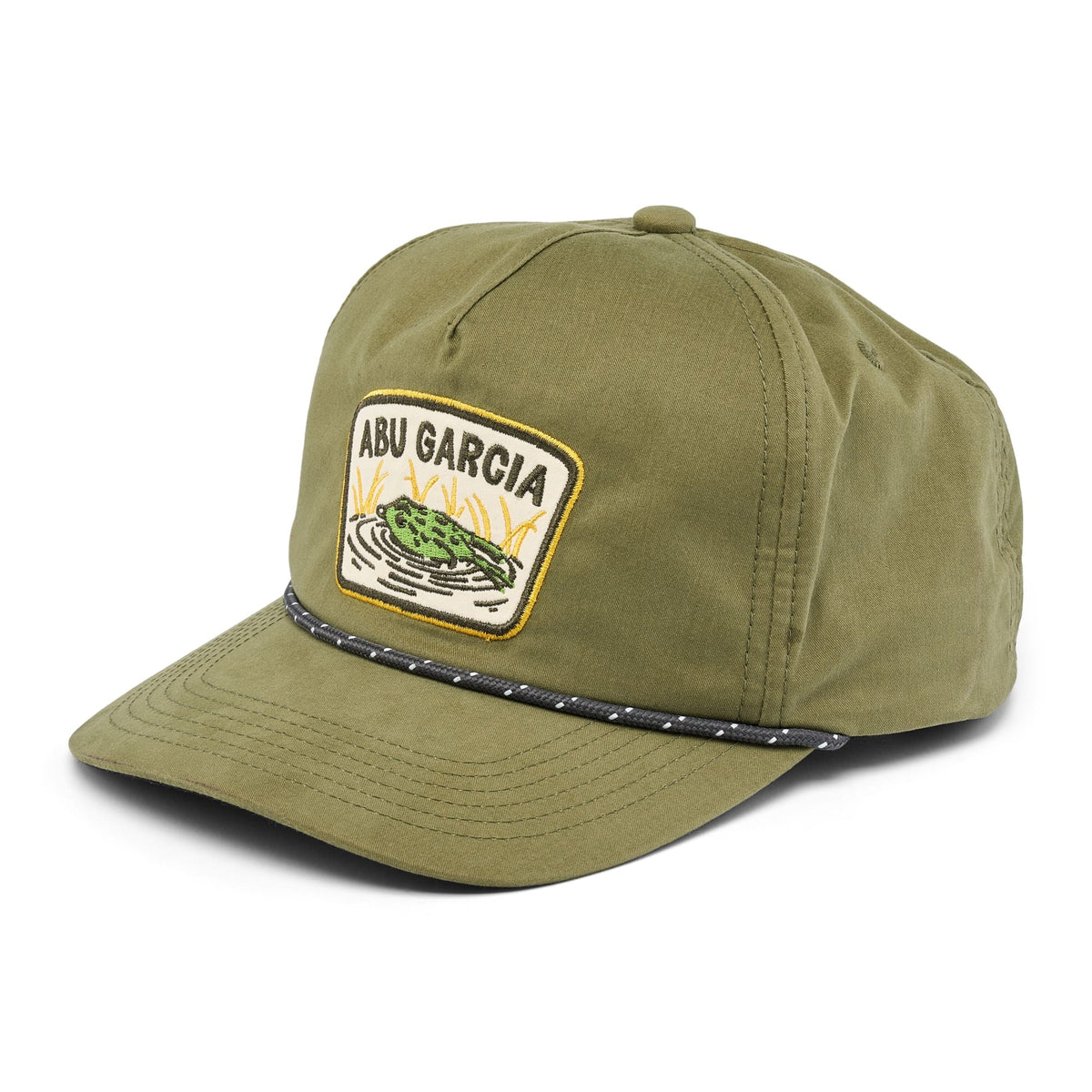 Abu Garcia Frog Patch Flat Brim Rope Hat