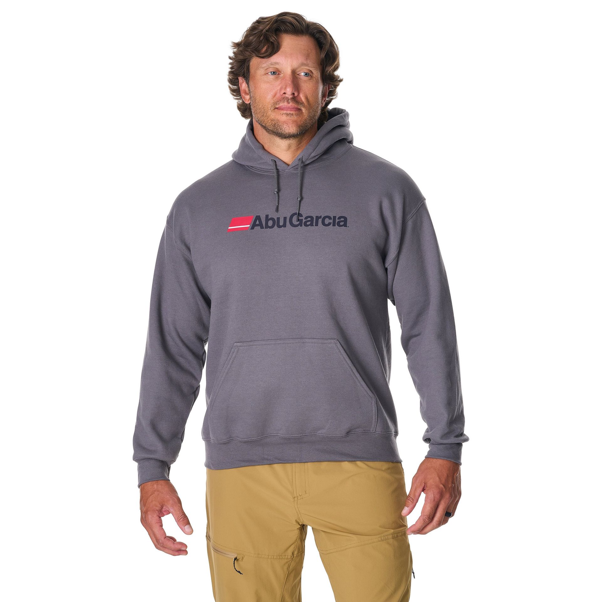 Front Logo Fleece Pullover Hoodie