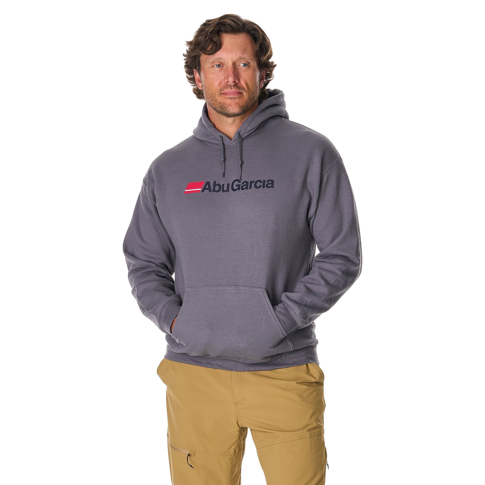 Front Logo Fleece Pullover Hoodie