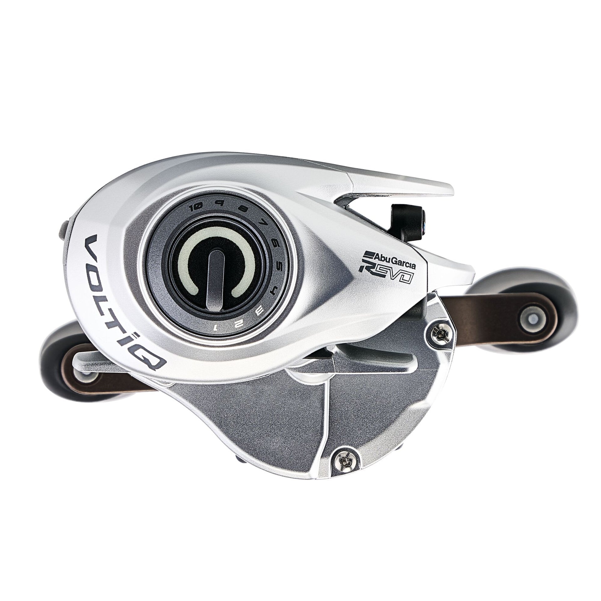 abu garcia dc reel Revo X VoltiQ Low Profile and a lighted digital line Abu Garcia Beast 400 LP