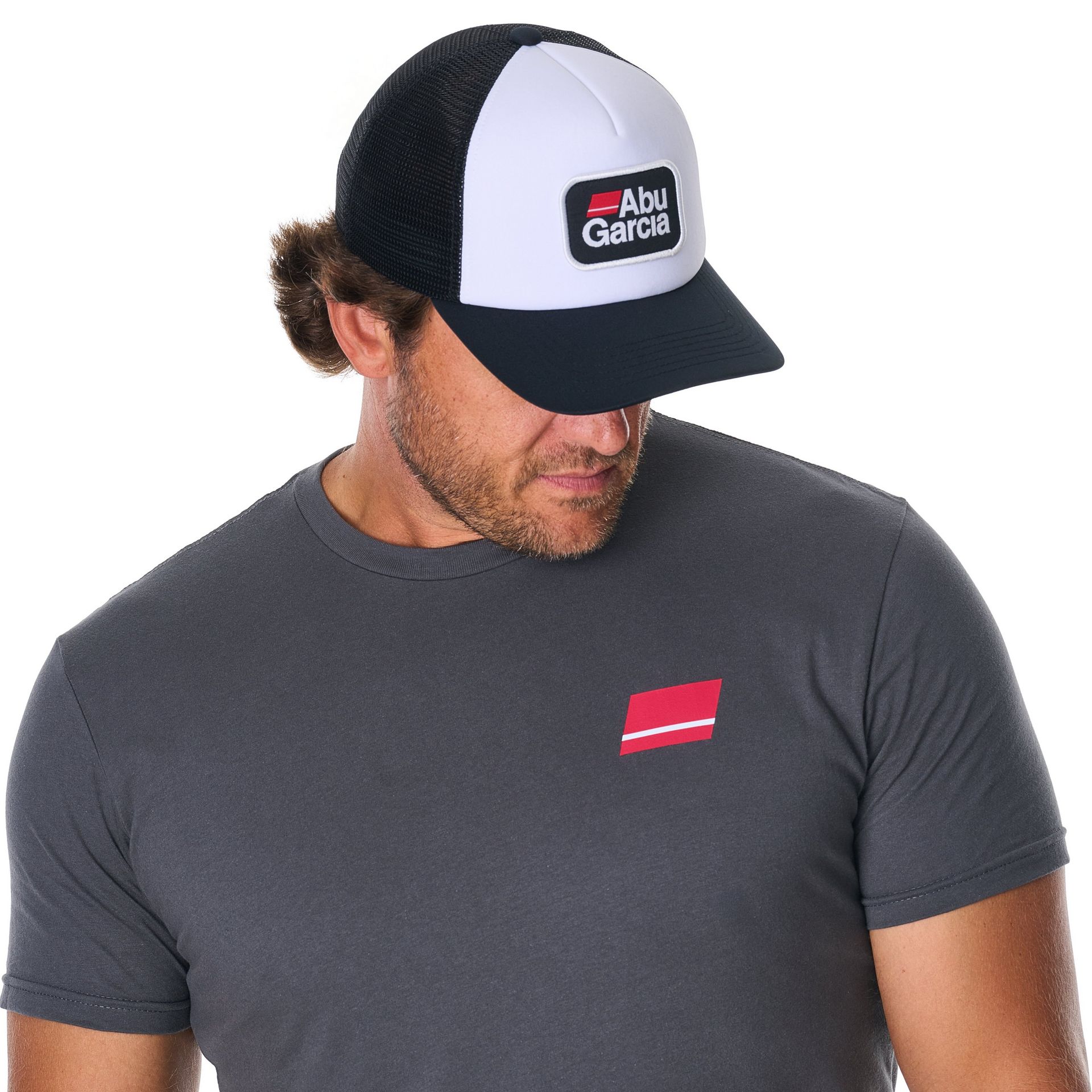Stacked Logo Foam Trucker