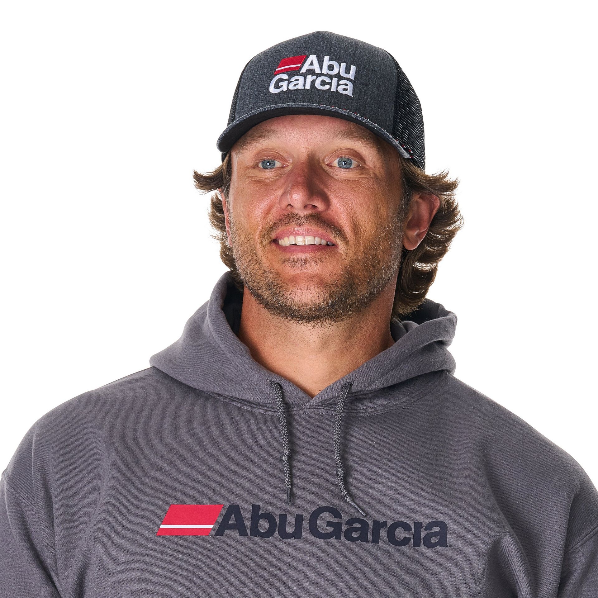 Stacked Logo Heather Rope Trucker