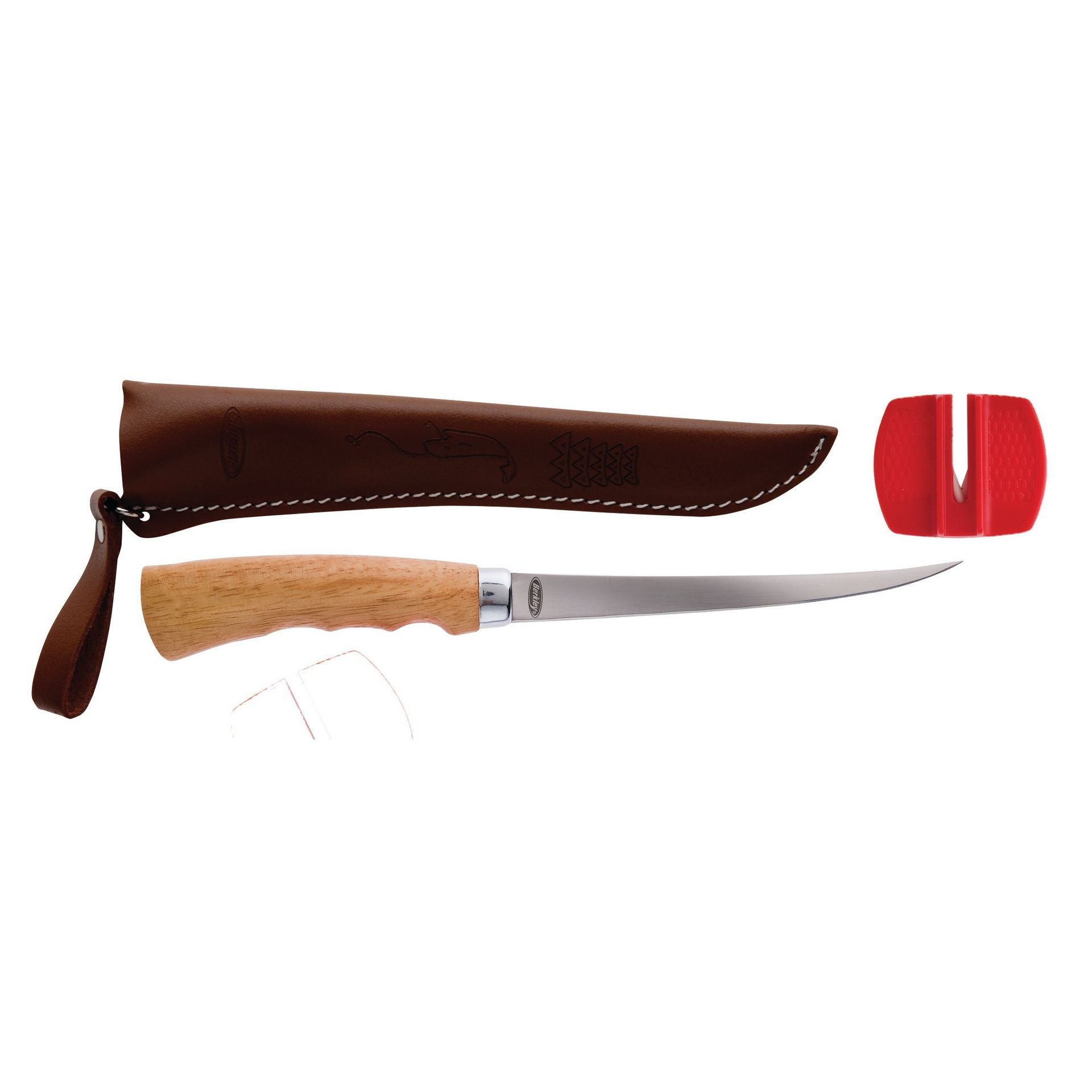 Wooden Handle Fillet Knife-6in