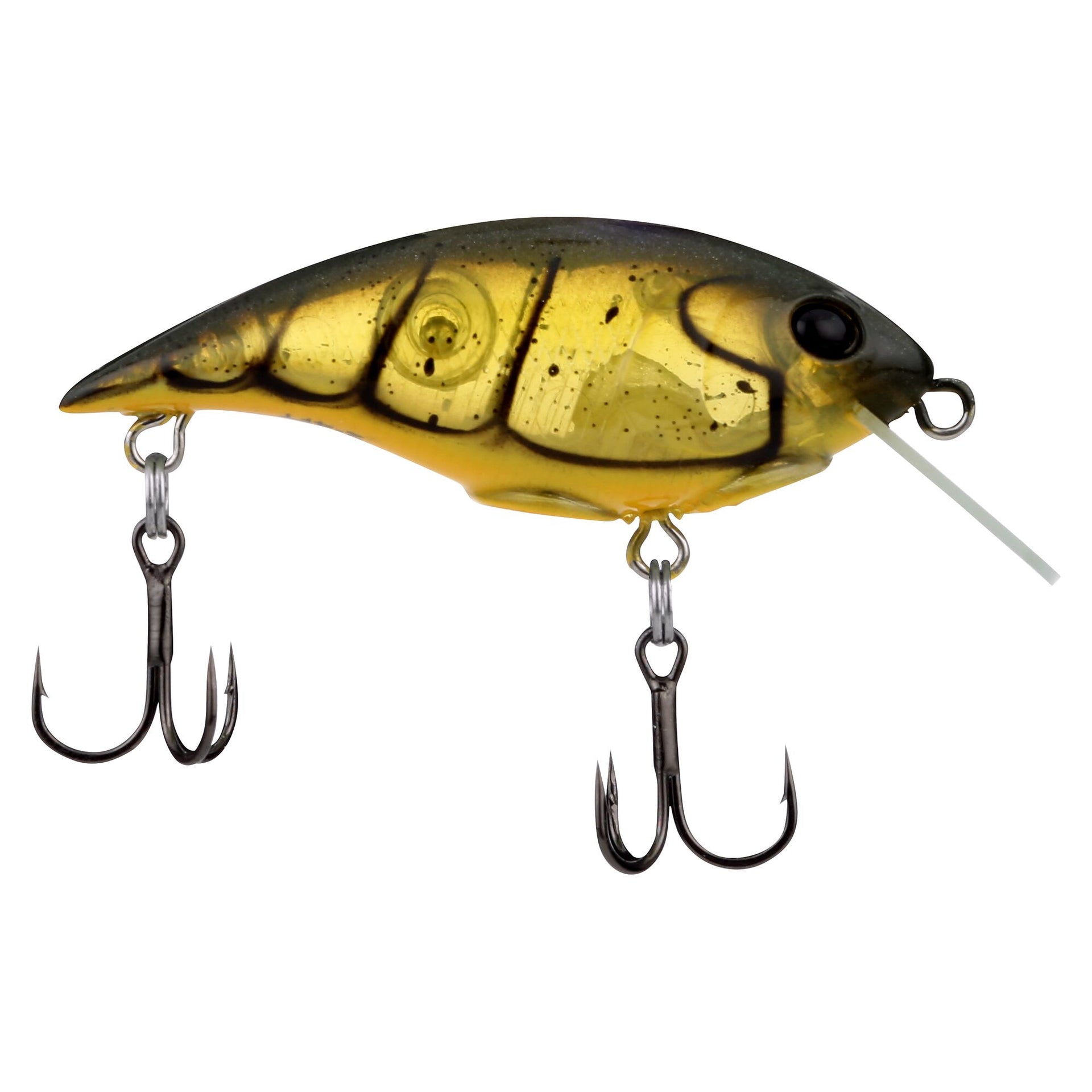 accuratly ballast fishing lures DUO Realis Spinbait 80 Shallow and tracking Mini-B Black Top Water