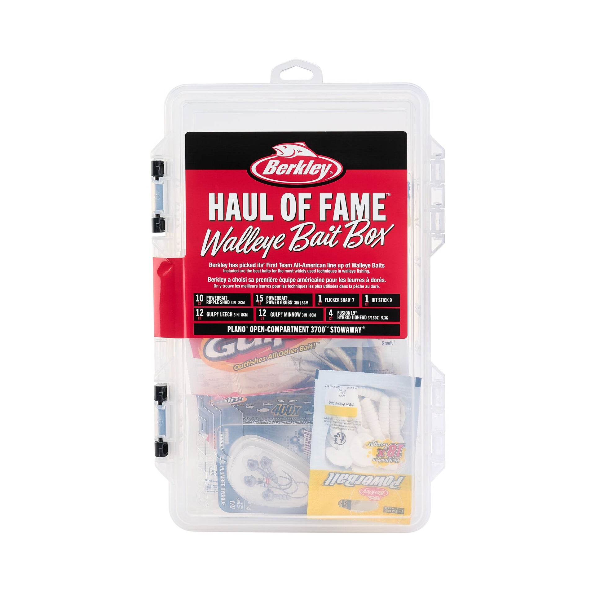 berkley 230 piece ultimate fishing tackle pack PowerBait Box Dakota Angler keep studying Berkley Jar Bait Folder; 10