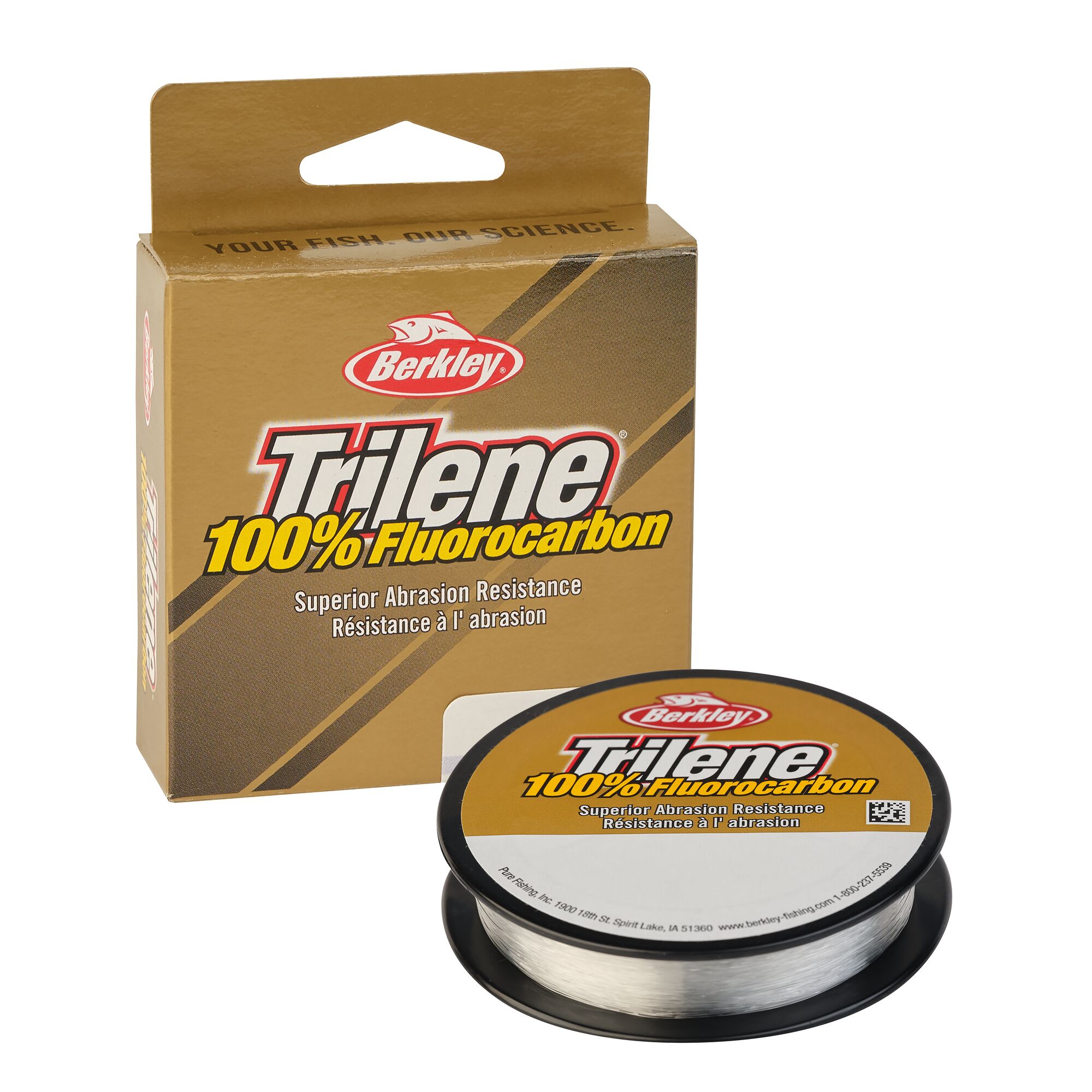 Berkley Trilene Professional Grade 100% Fluorocarbon Line - Clear / 4 lb