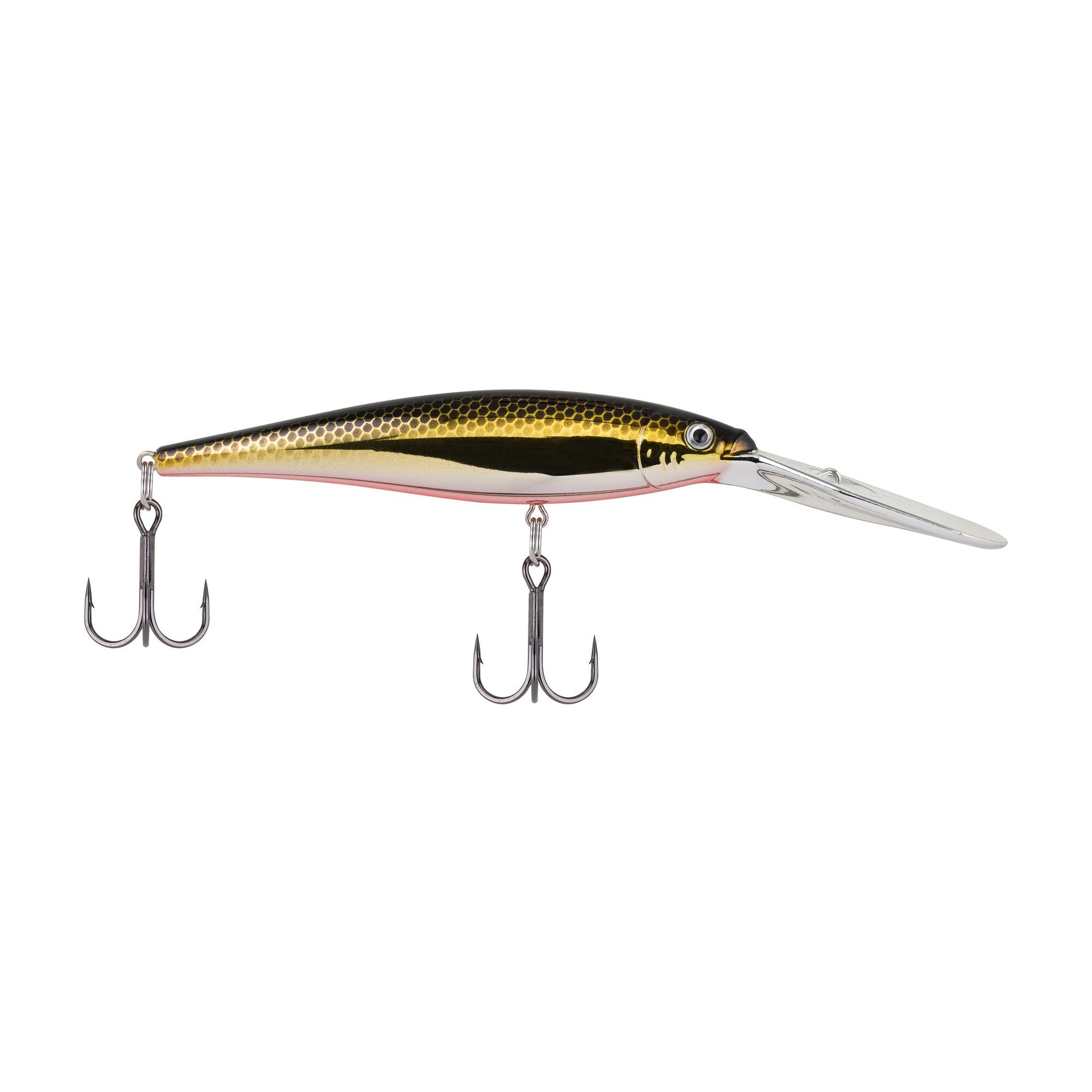 Berkley Flicker Minnow Black Brass; 3 in