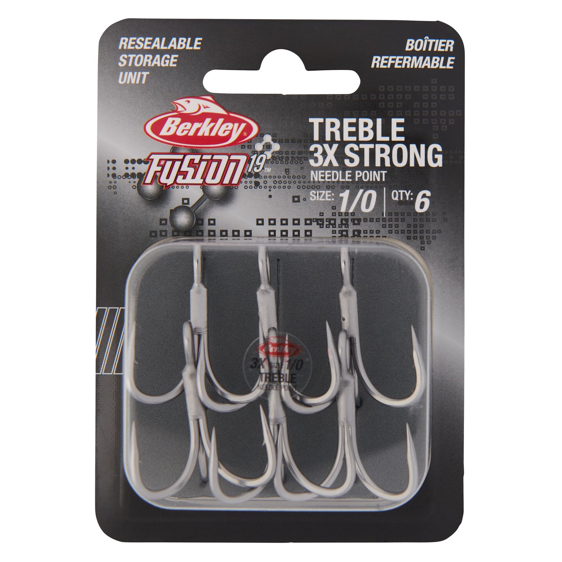 Berkley Fusion19 Treble 3x Hooks