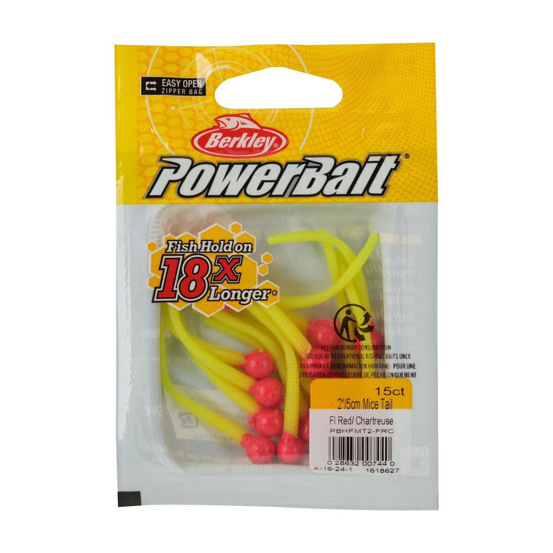 berkley fish bait called mouse tails PowerBait® Floating Mice Tails