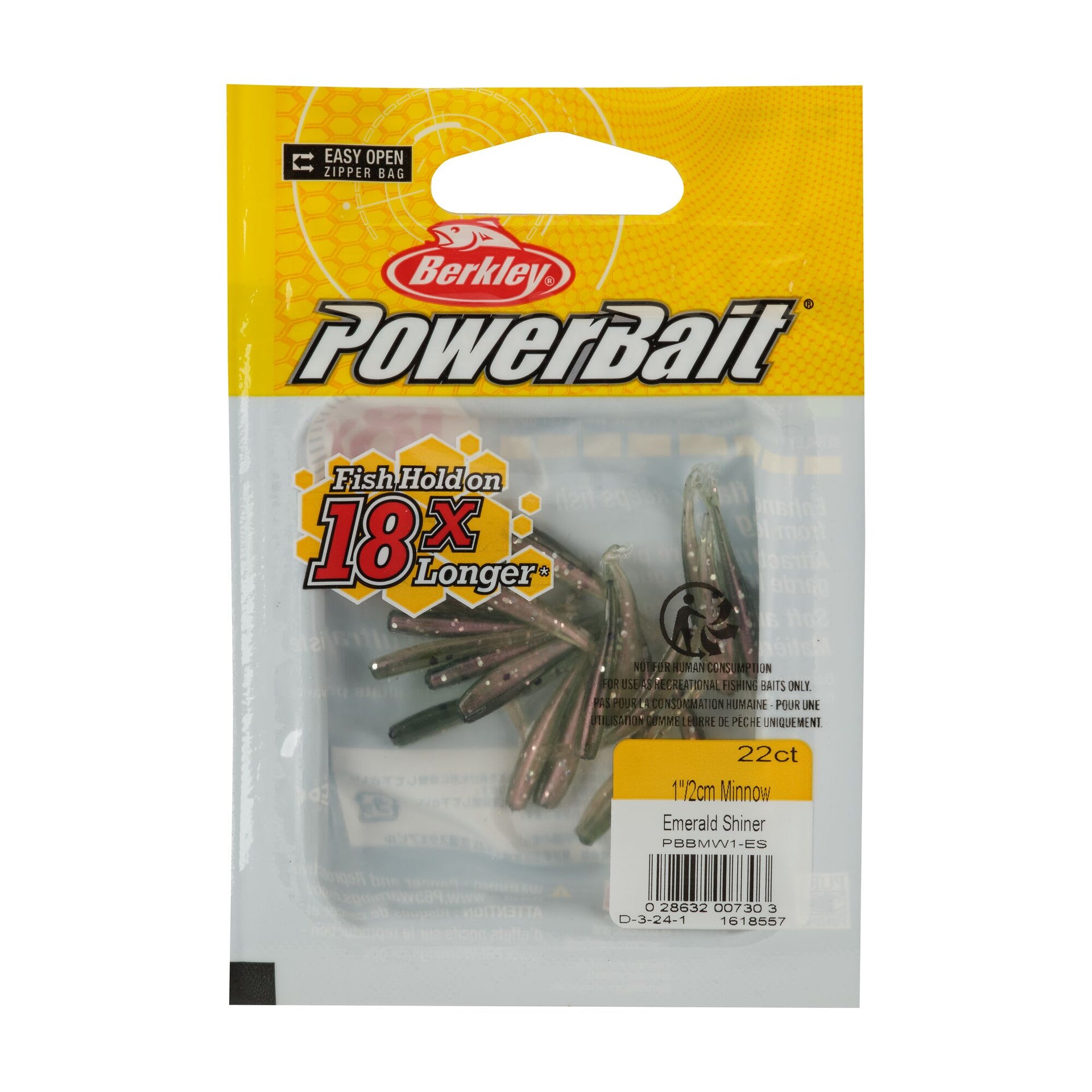 Berkley Chartreuse Shad PowerBait Minnow