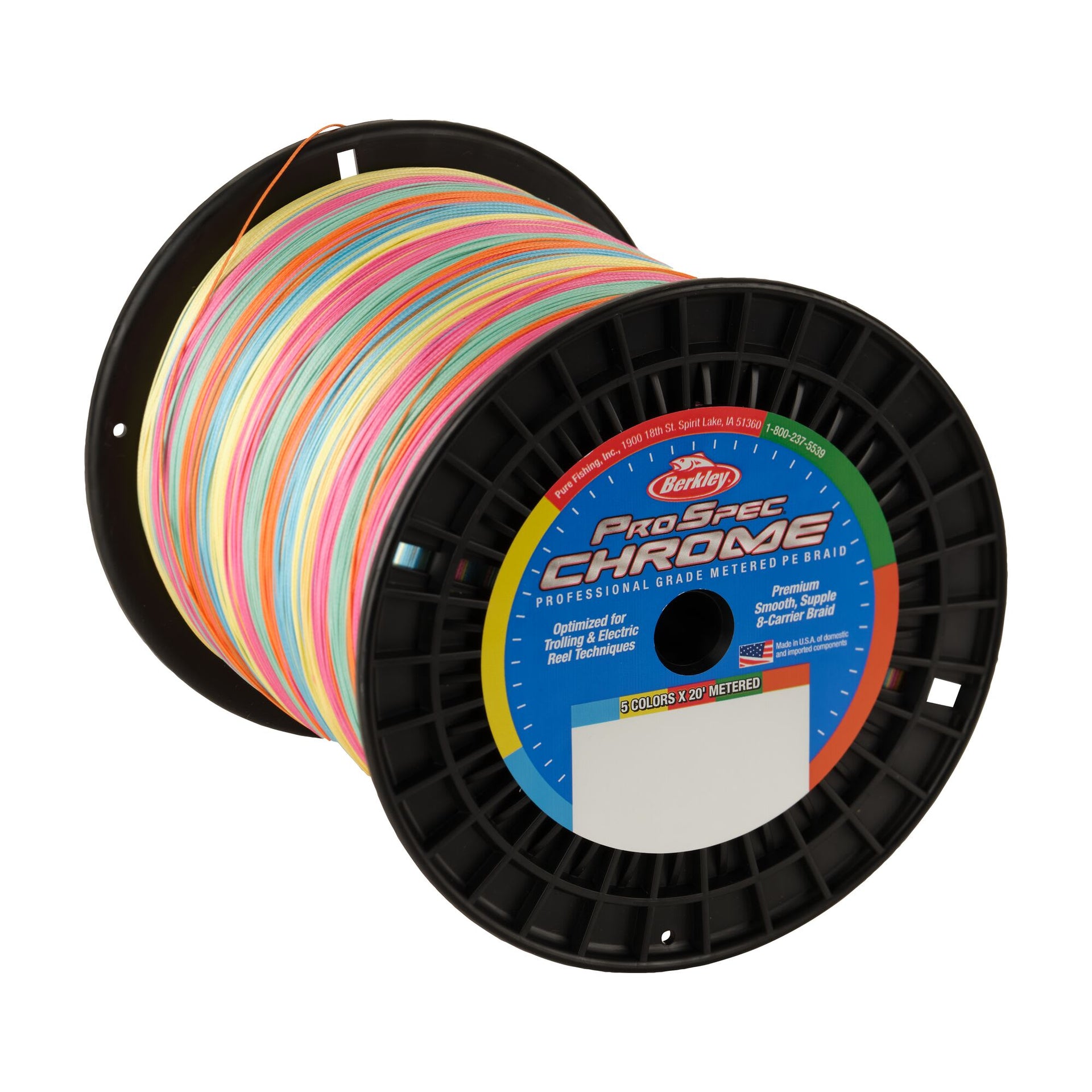 procat braided fishing line ProSpec® Chrome Braid