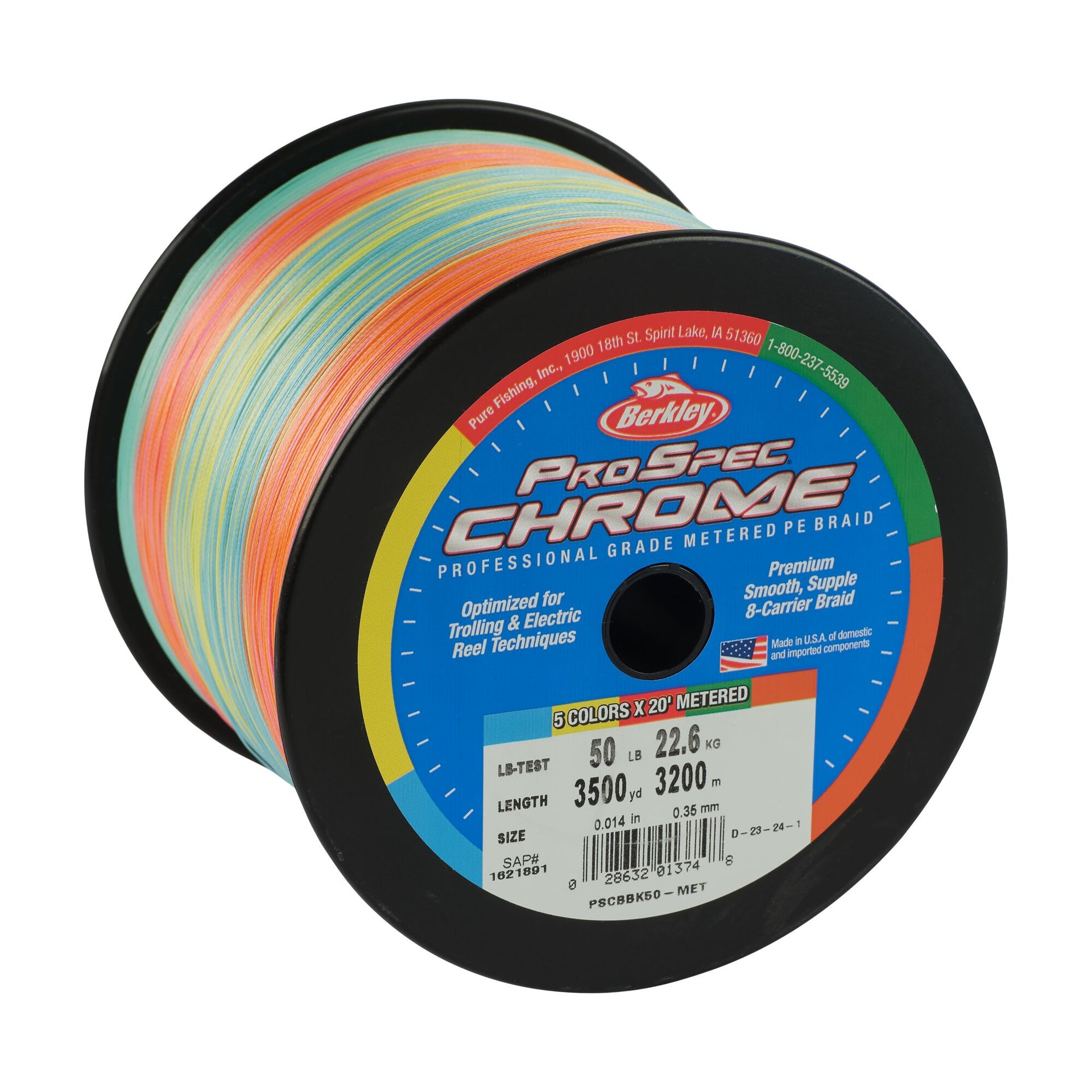 berkley armor coated fishing line ProSpec® Chrome Braid