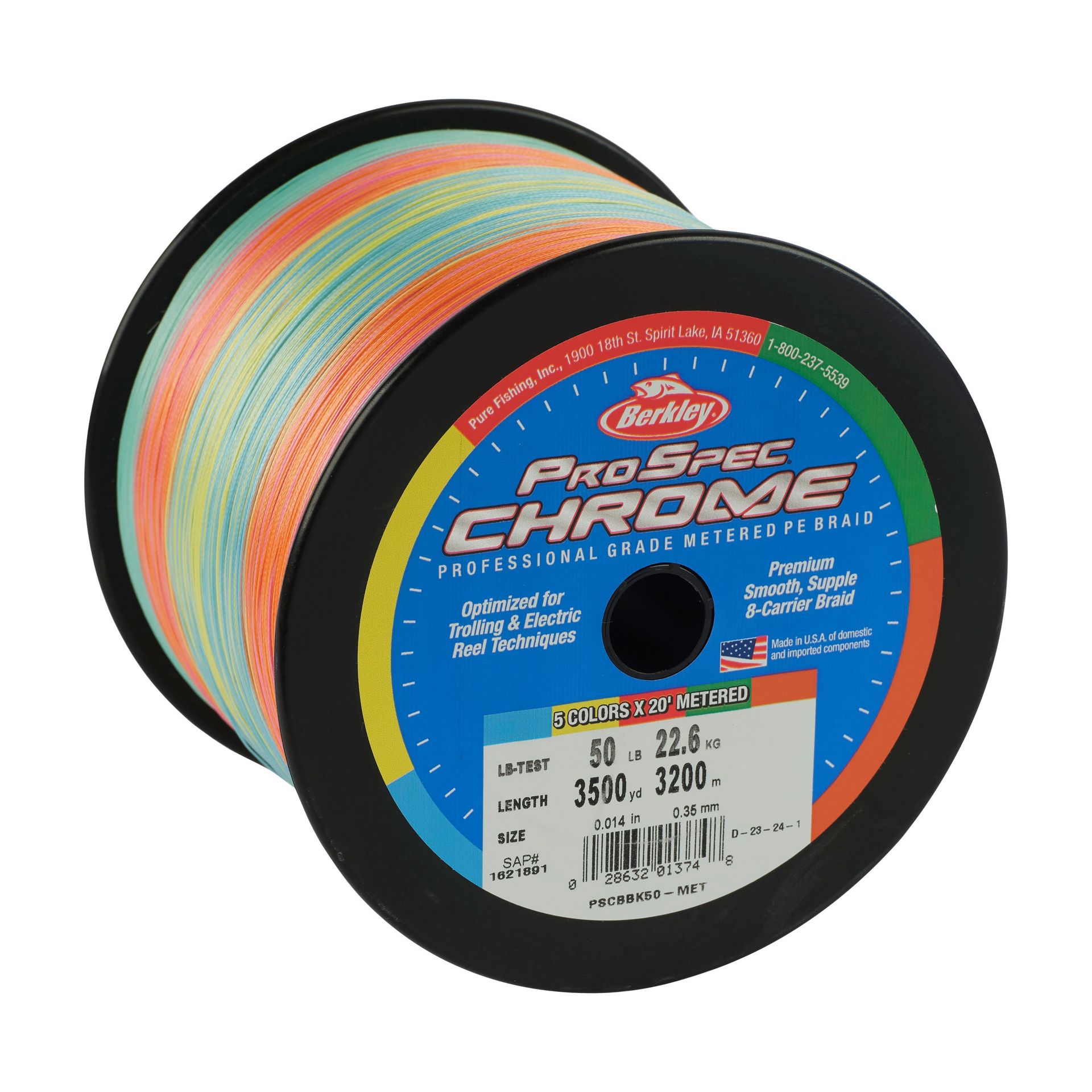 ProSpec® Chrome 5 x 20' Metered Braid
