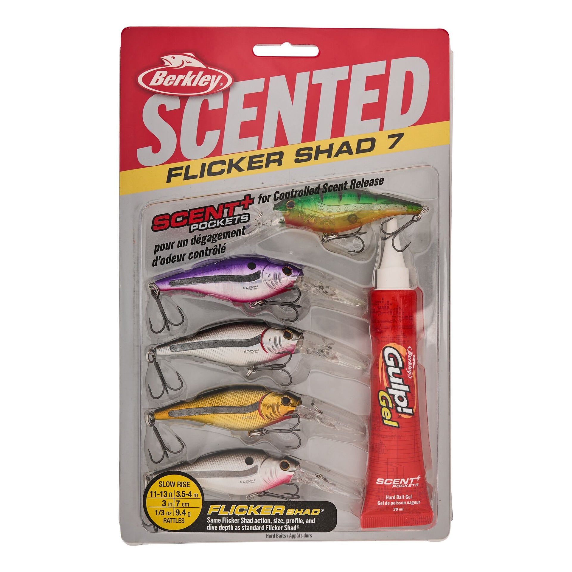 fish lure scent Scented Flicker Shad Baitfish Pack