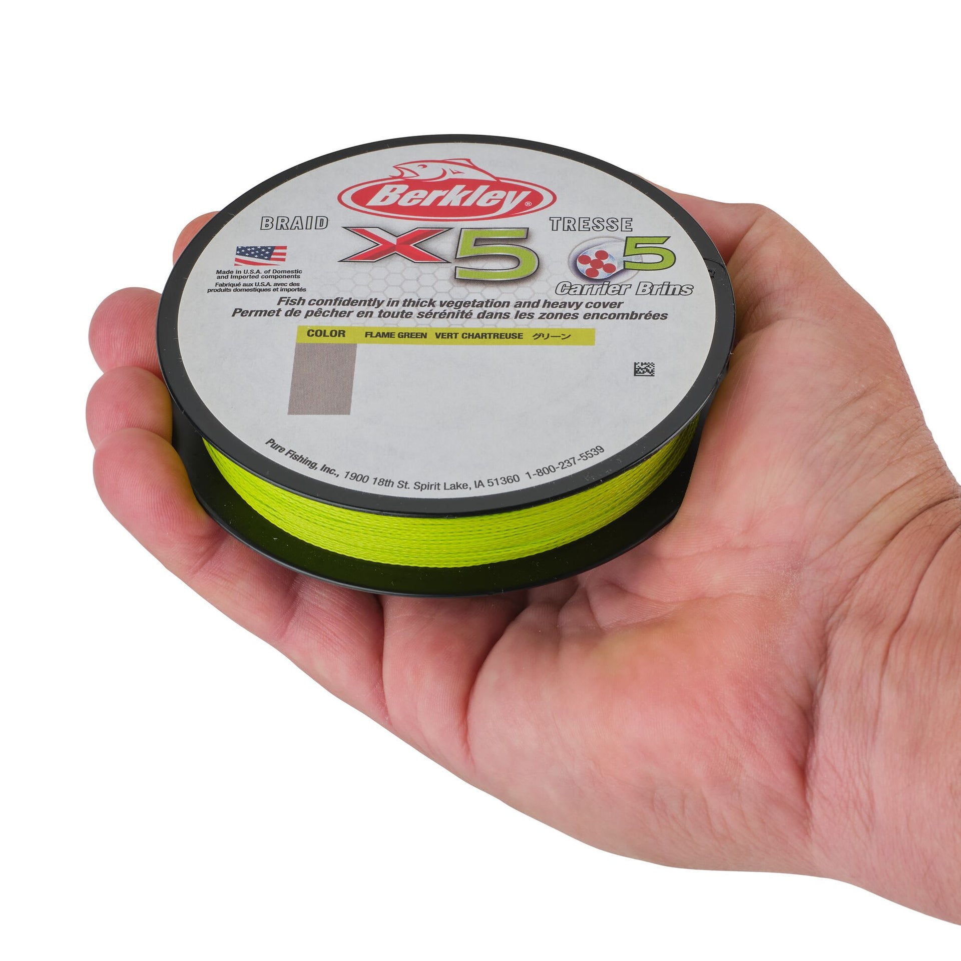 berkley 80lb hollow braid fishing line x5 Braid
