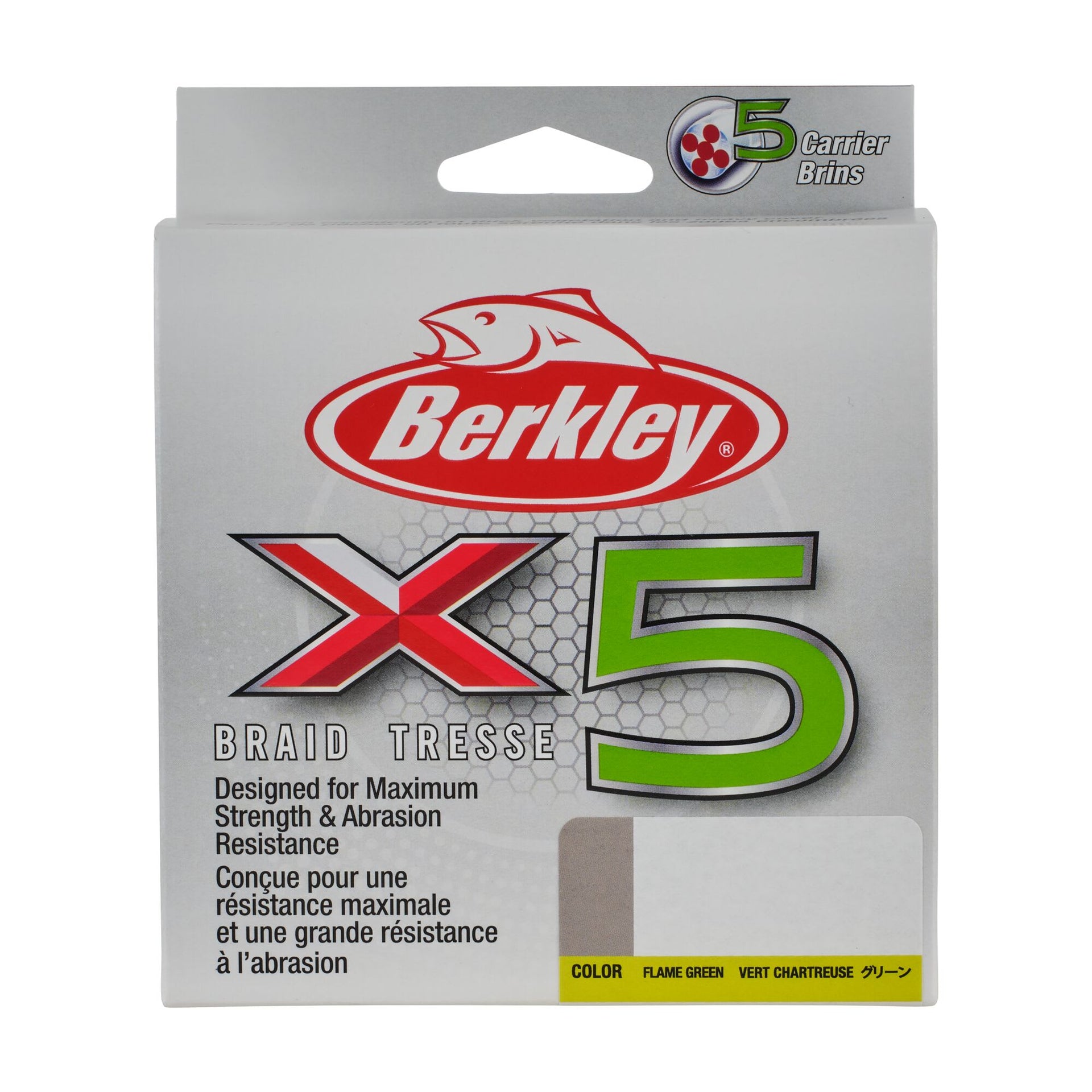 berkley 80lb hollow braid fishing line x5 Braid