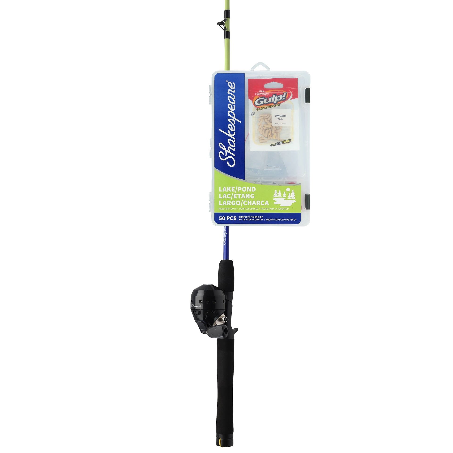 catch fishing reels Catch More Fish Lake Pond Spincast (Yellow)