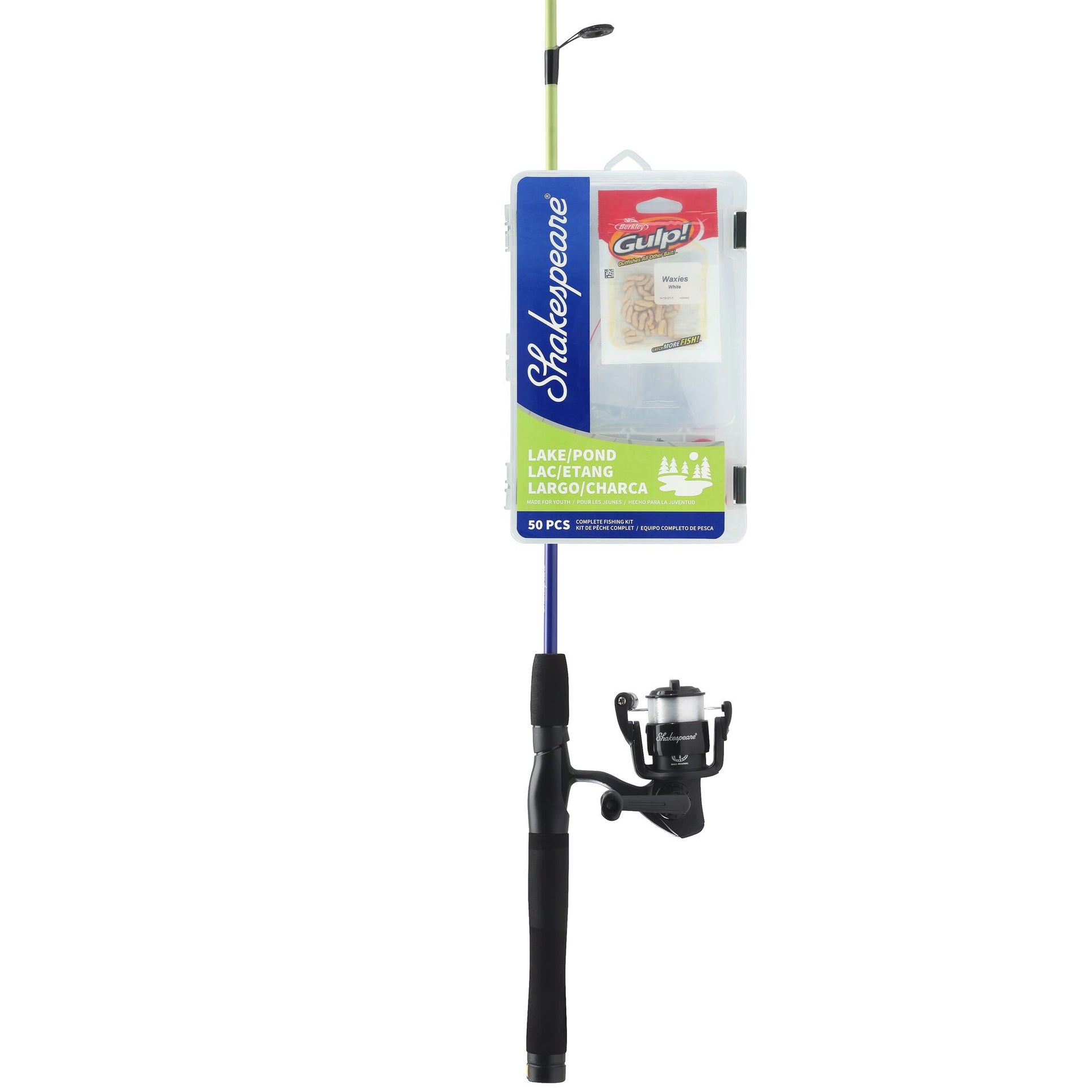 catch more fish pole Catch More Fish Lake Pond Spinning (Yellow)