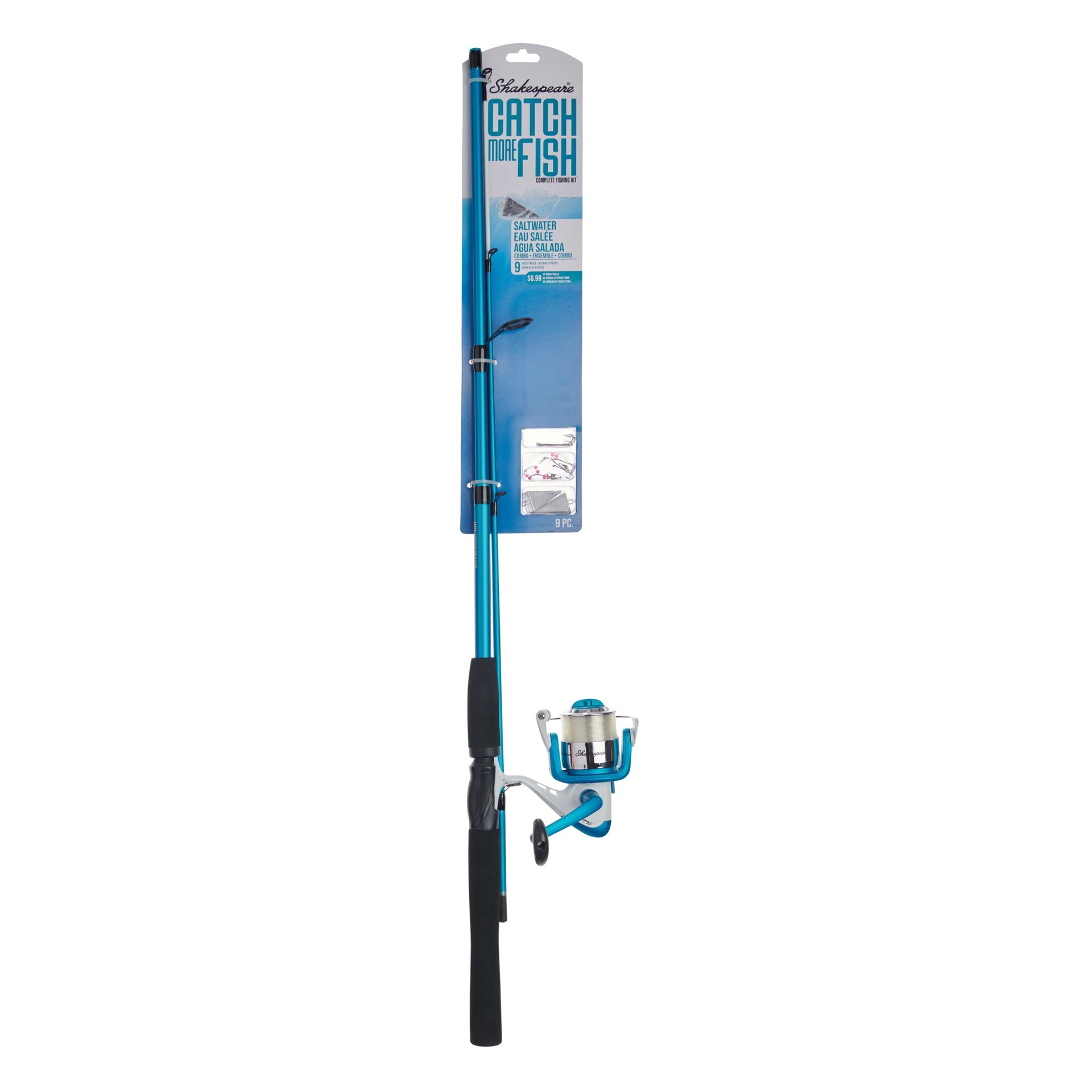 catch more fish spinning pole Shakespeare Catch More Fish® Saltwater Spinning Kit