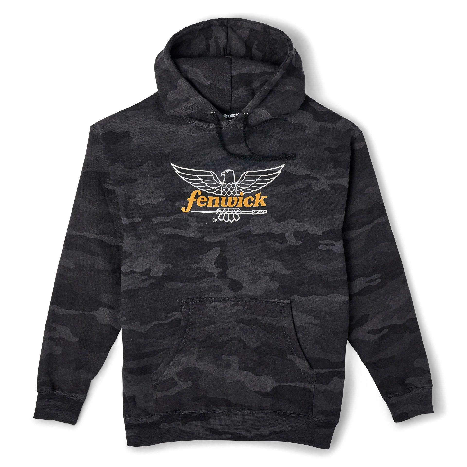 Logo Camo Pullover Fleece Hood