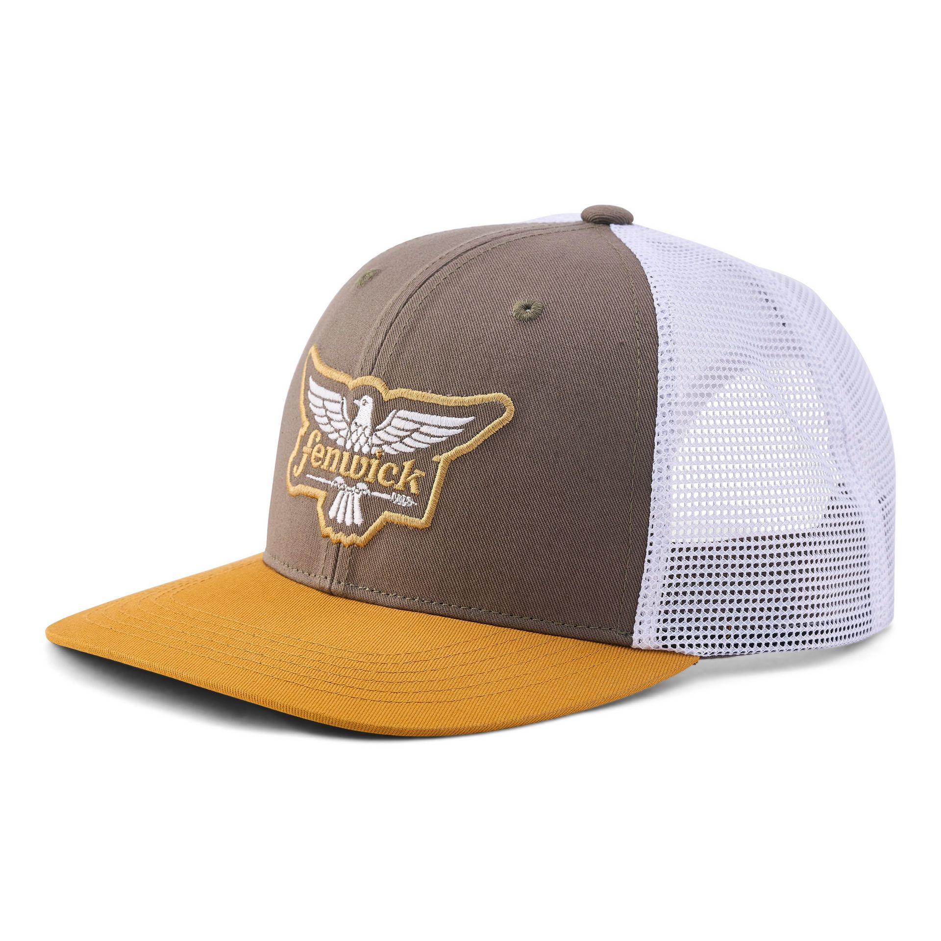 Tri Color Logo Trucker