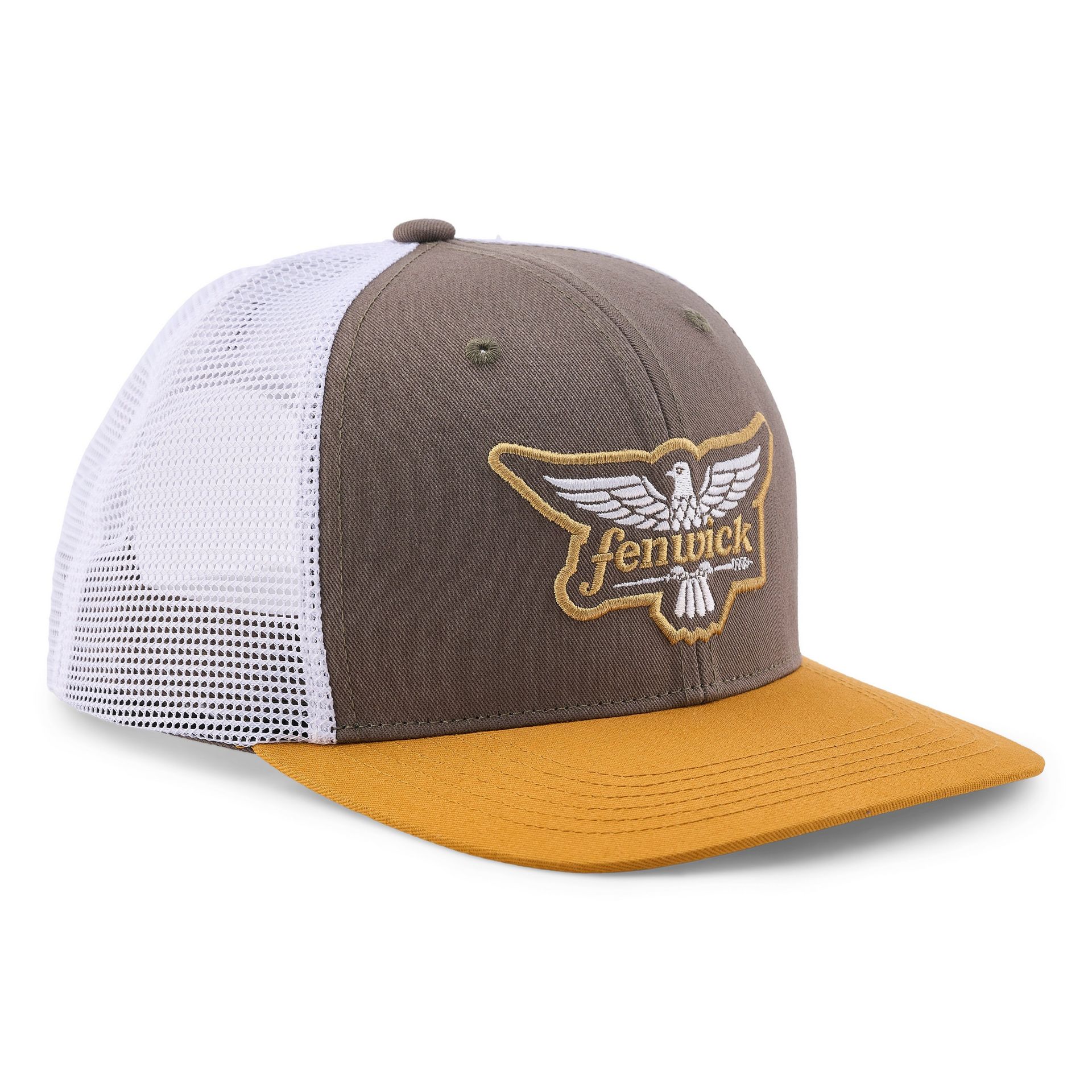 Tri Color Logo Trucker
