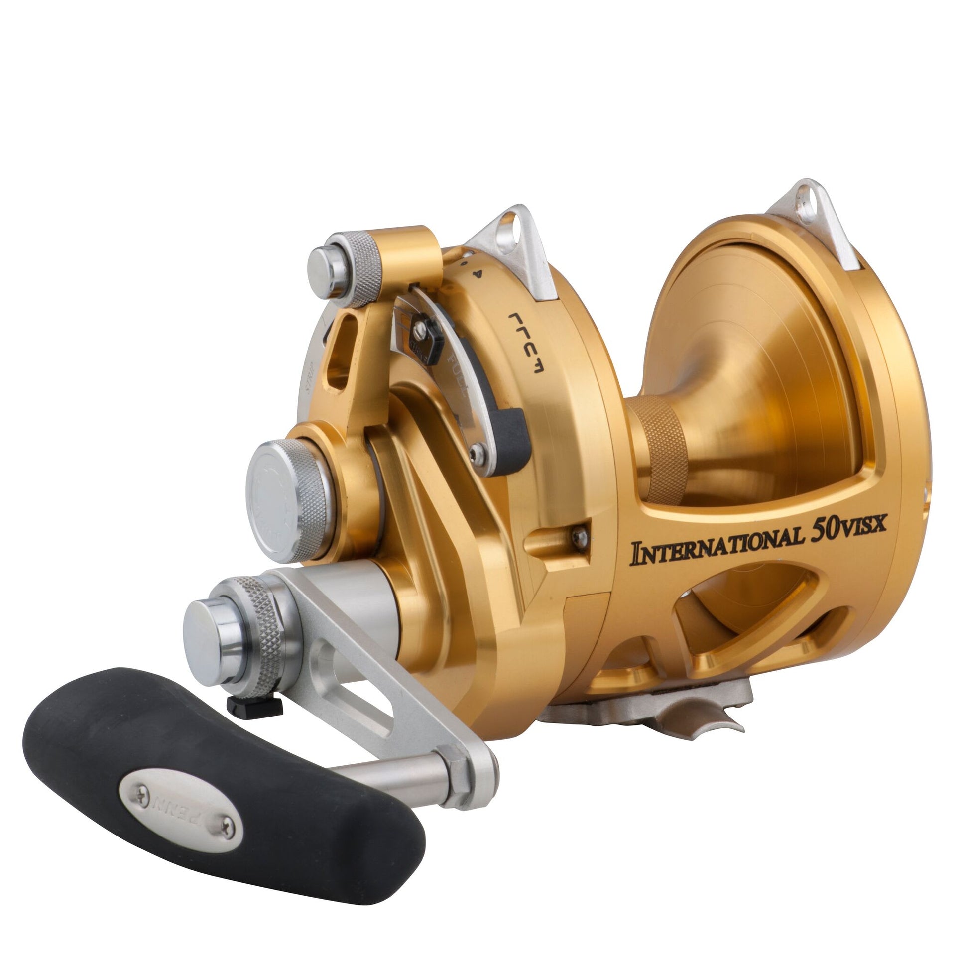 2 speed saltwater fishing reels 80W 2-Speed Reel on a Tournament Edition Straight Fishing Rod sleek design and great control Saltwater Jigging Big Game Fishing