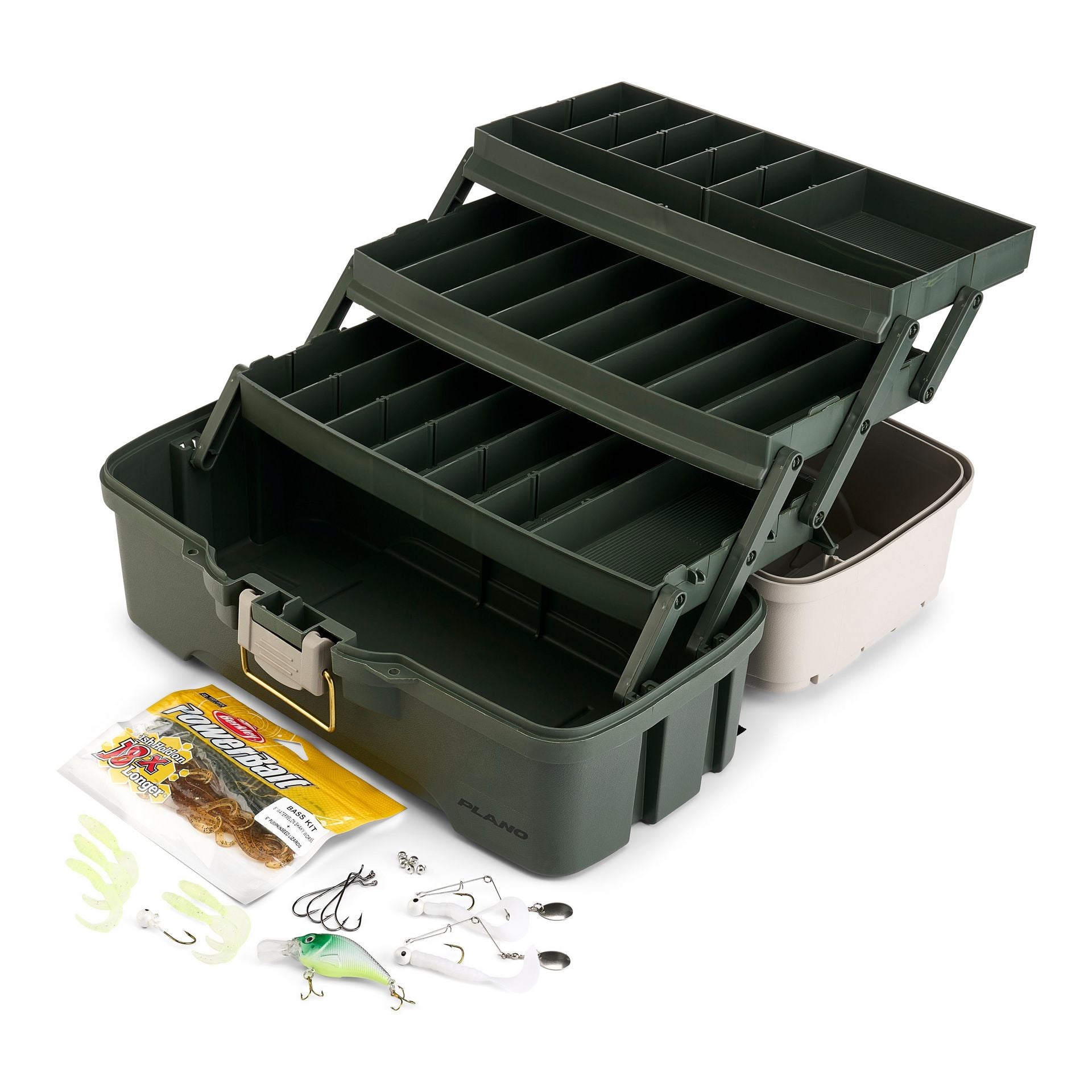 Three-Tray Tackle Box Bass Kit