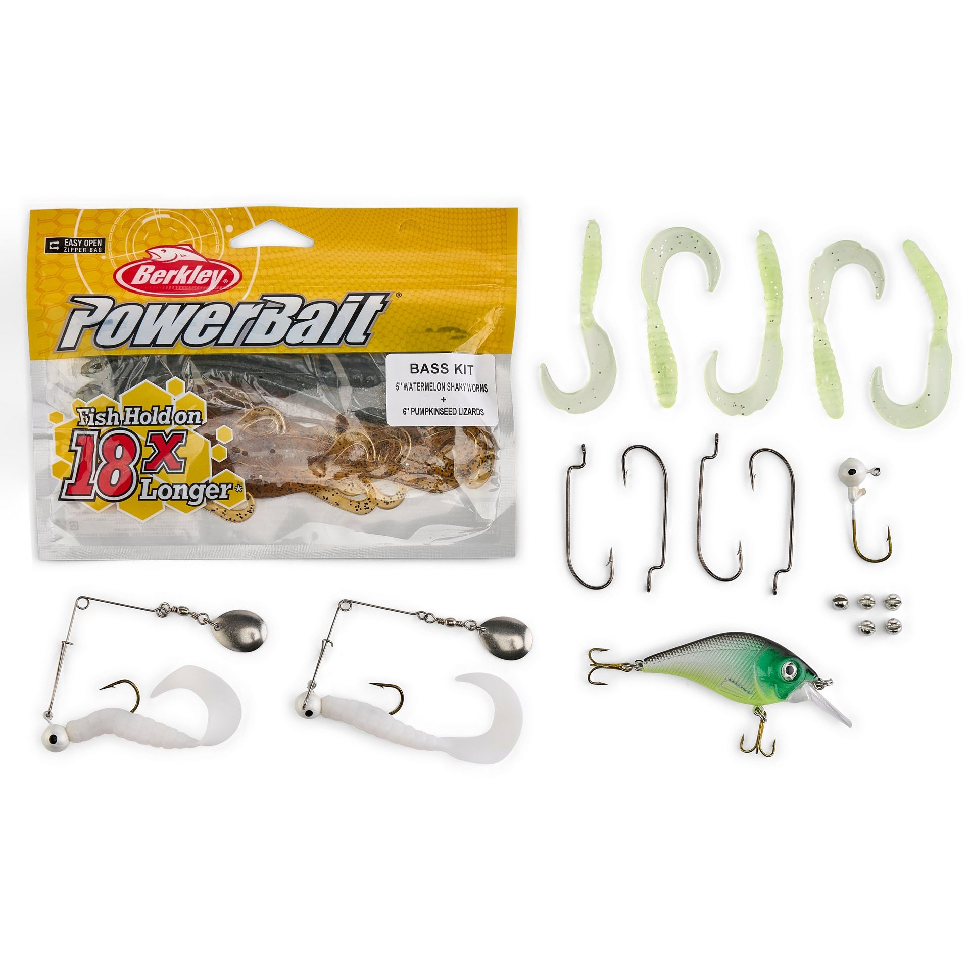 Three-Tray Tackle Box Bass Kit