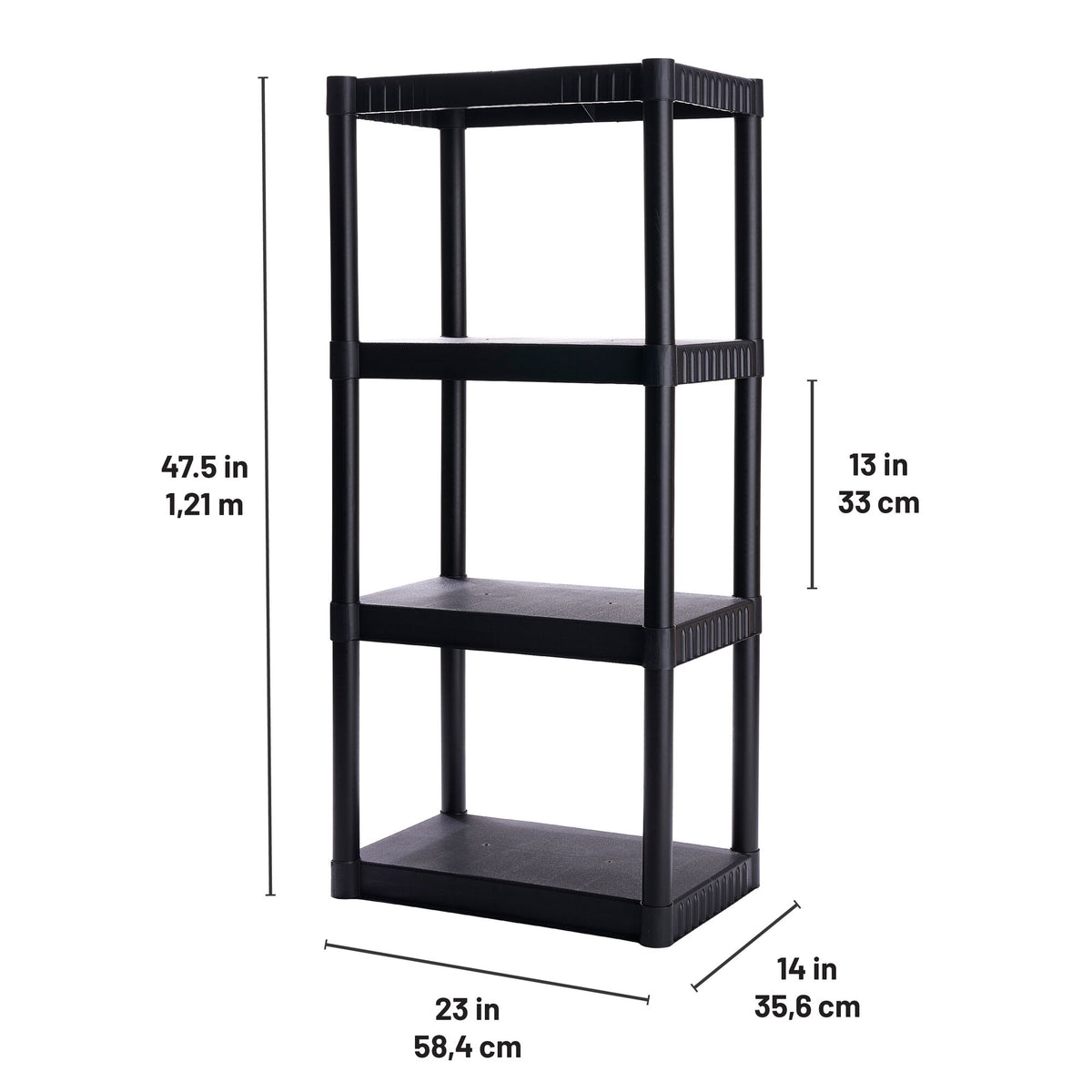 Plano 4-Shelf Standard Duty Storage Unit