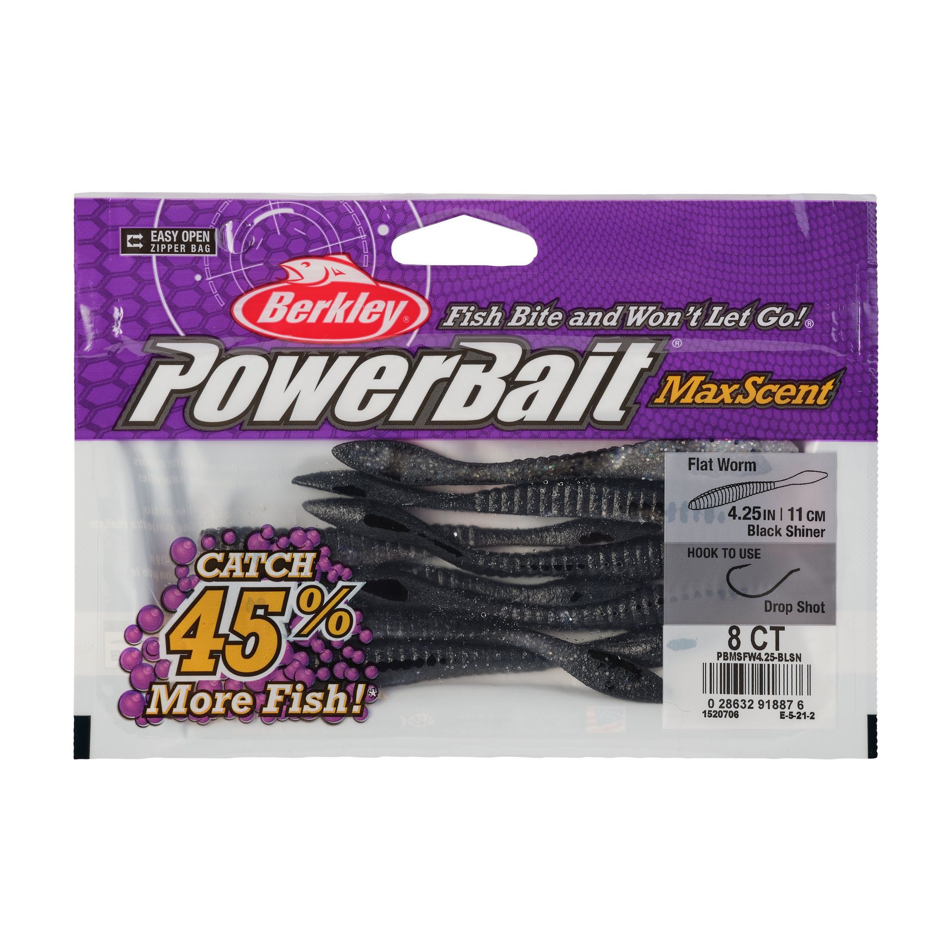 PowerBait® MaxScent Flat Worm