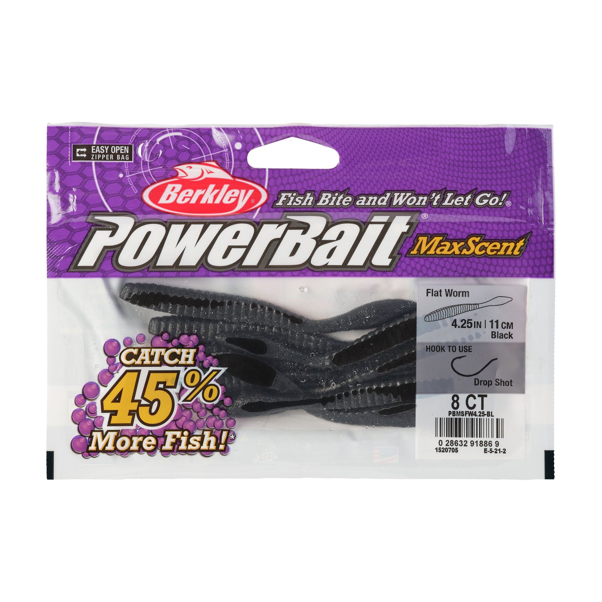PowerBait® MaxScent Flat Worm
