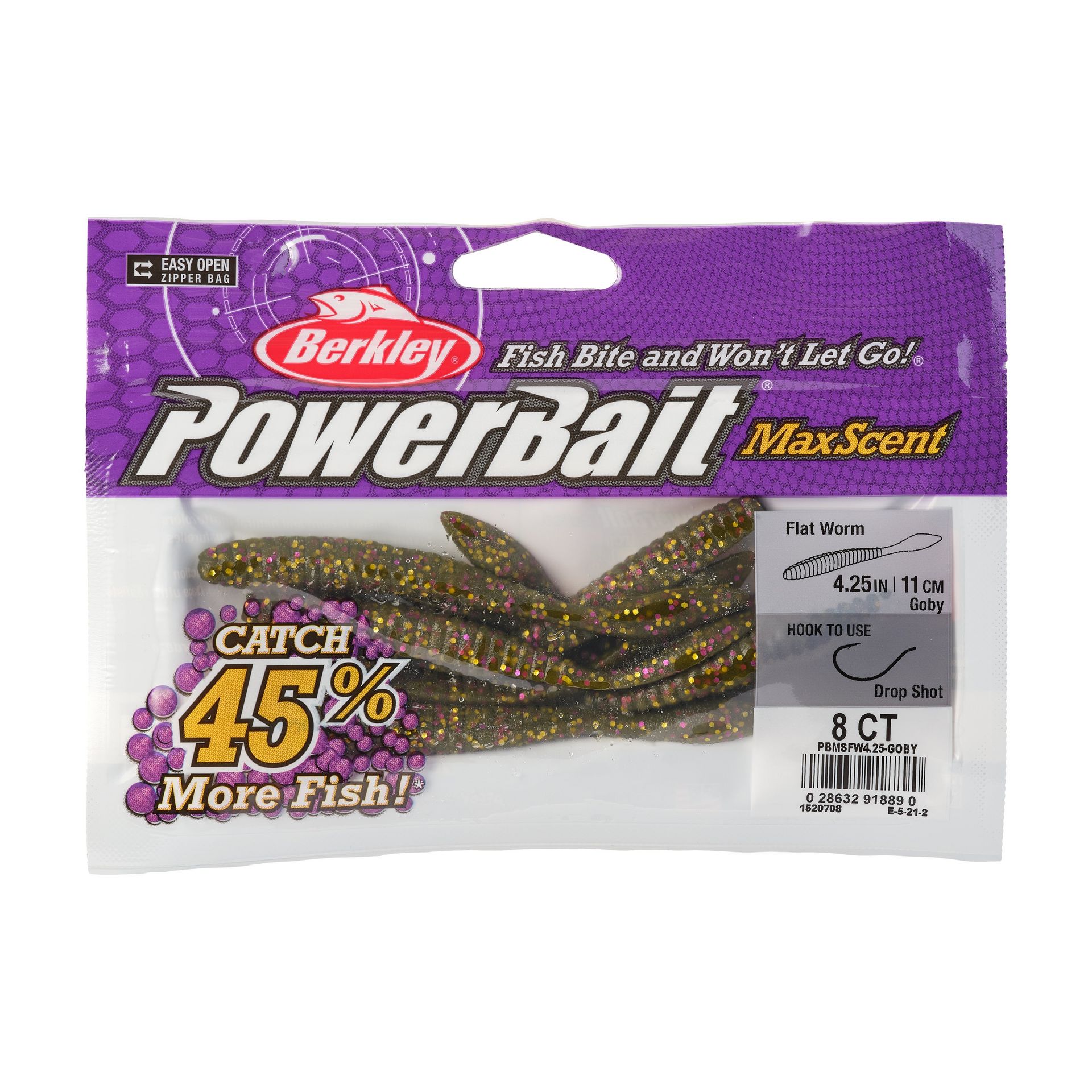 PowerBait® MaxScent Flat Worm