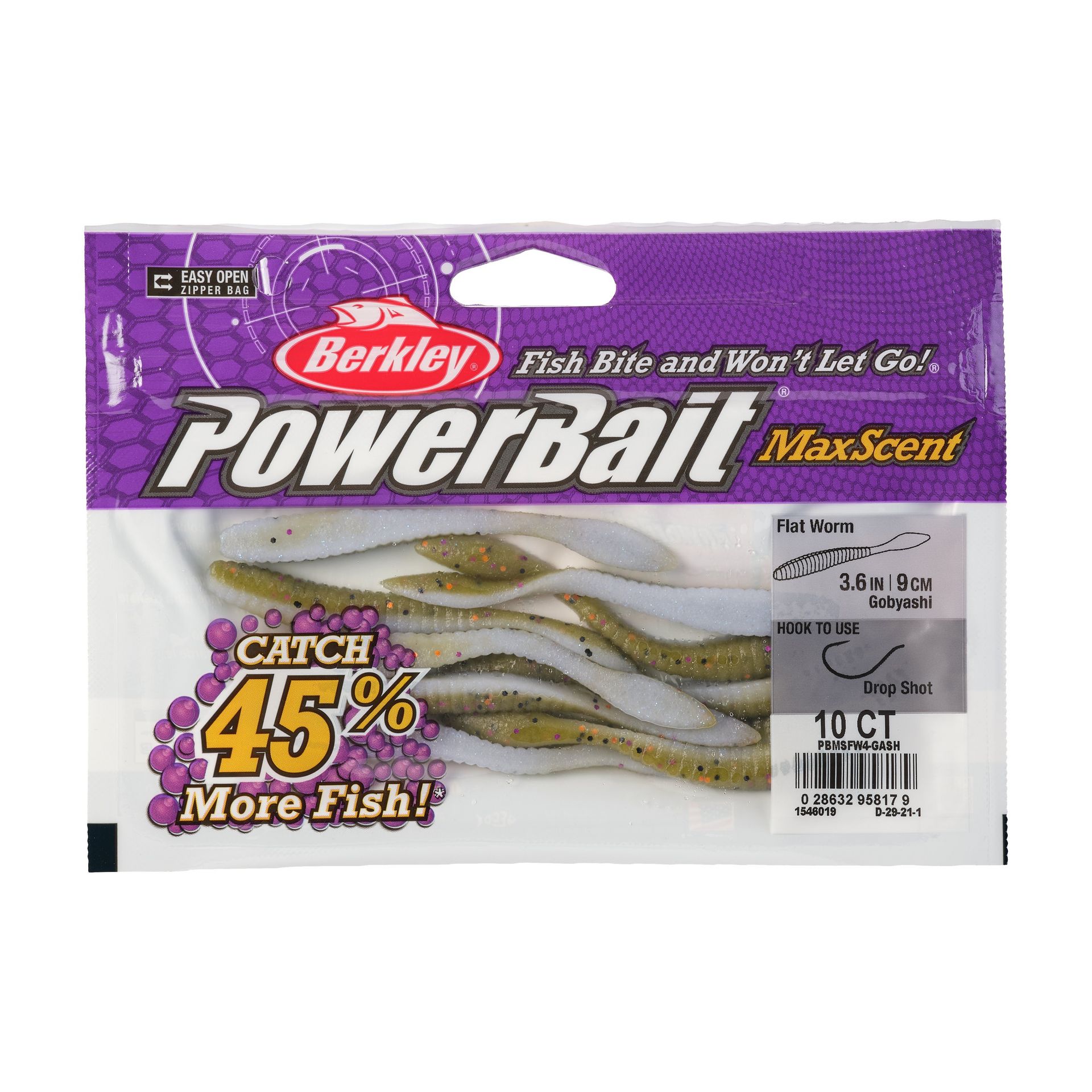 PowerBait® MaxScent Flat Worm