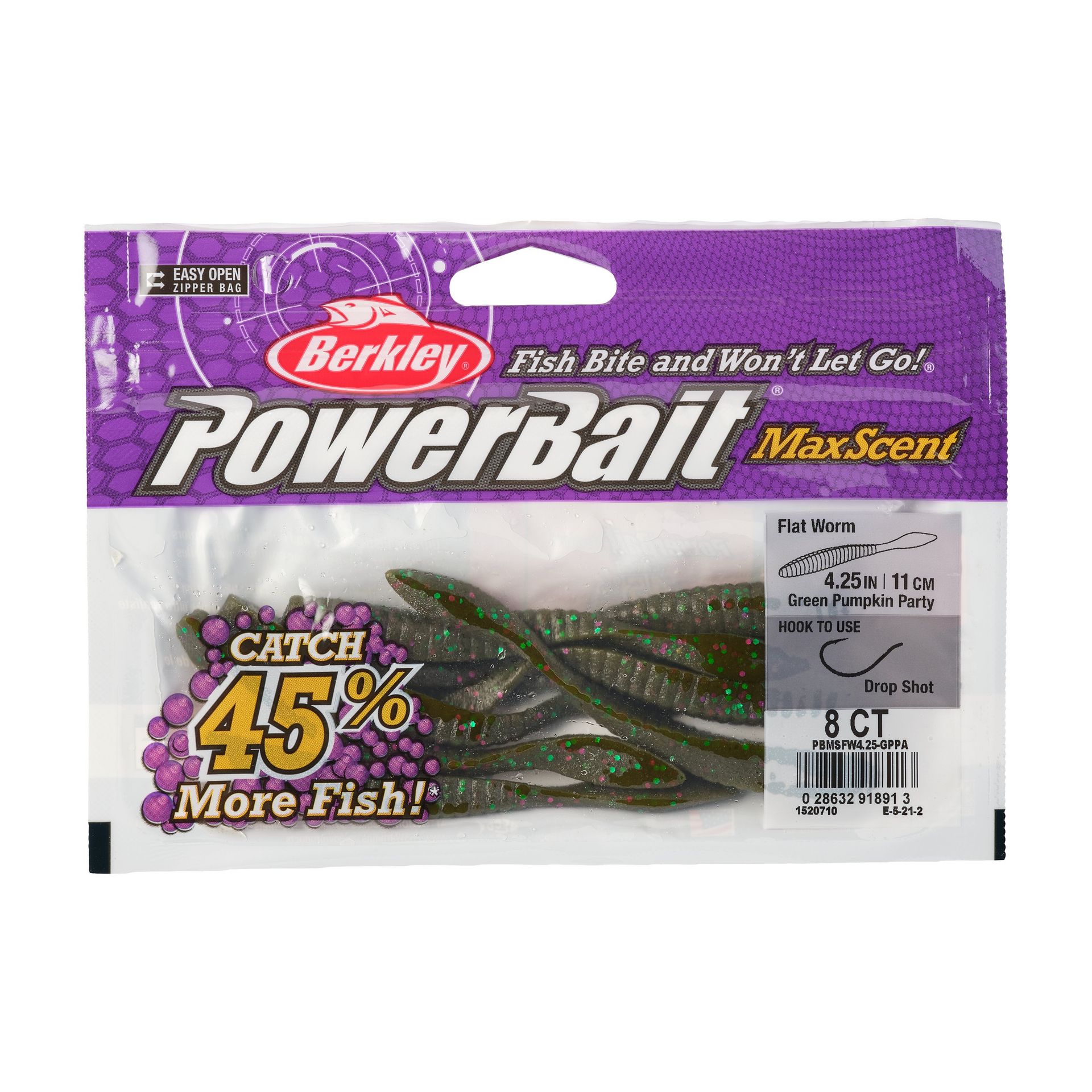 PowerBait® MaxScent Flat Worm
